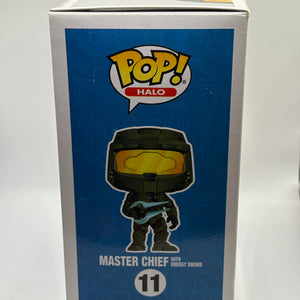 Funko POP! Halo Halo #11 Master Chief with Energy Sword Box Damage FRENLY BRICKS - Open 7 Days