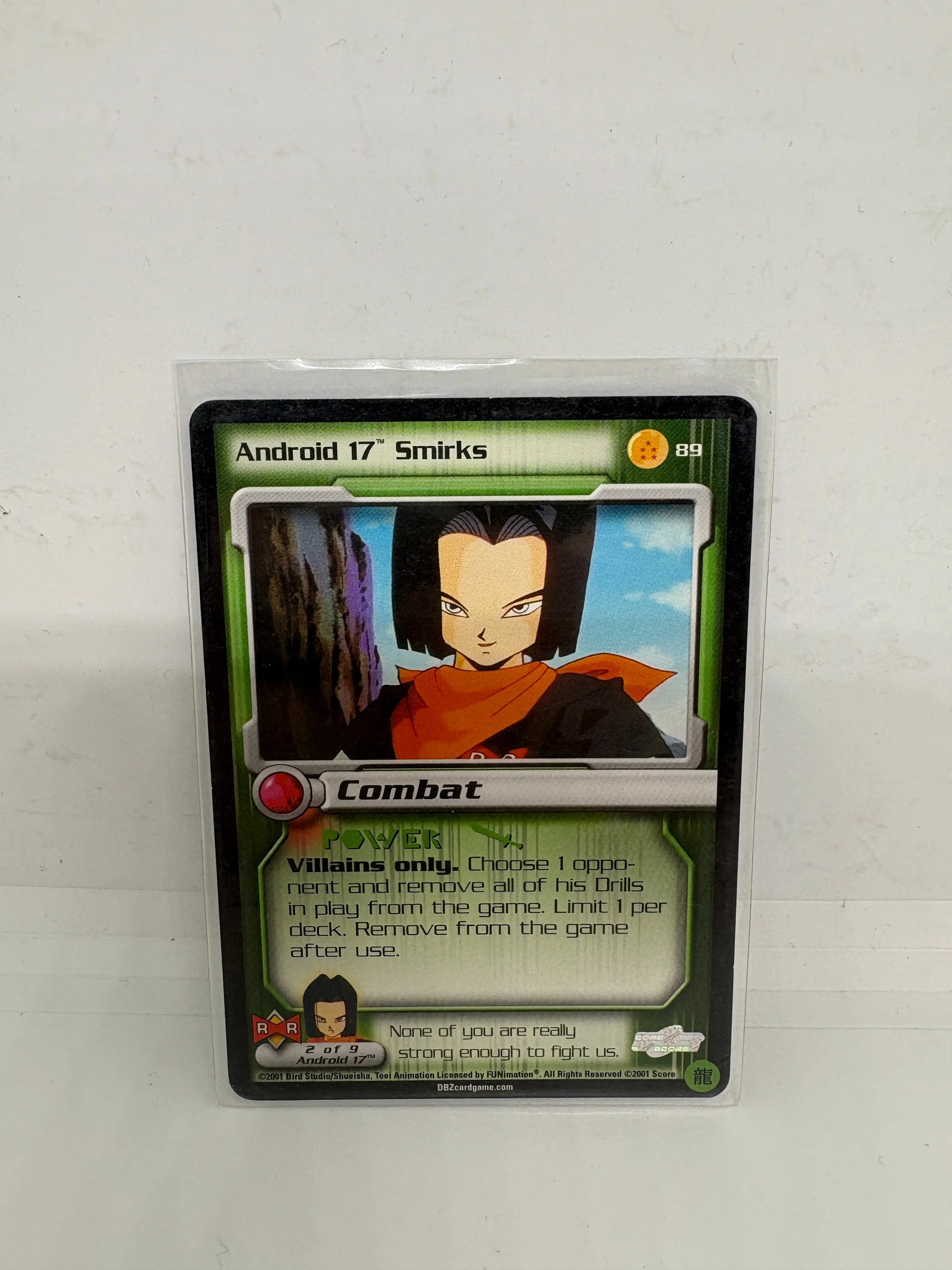 Android 17 Smirks 89 Alt Foil Androids Saga DBZ CCG Dragonball Limited LP FRENLY BRICKS - Open 7 Days