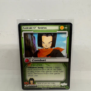 Android 17 Smirks 89 Alt Foil Androids Saga DBZ CCG Dragonball Limited LP FRENLY BRICKS - Open 7 Days