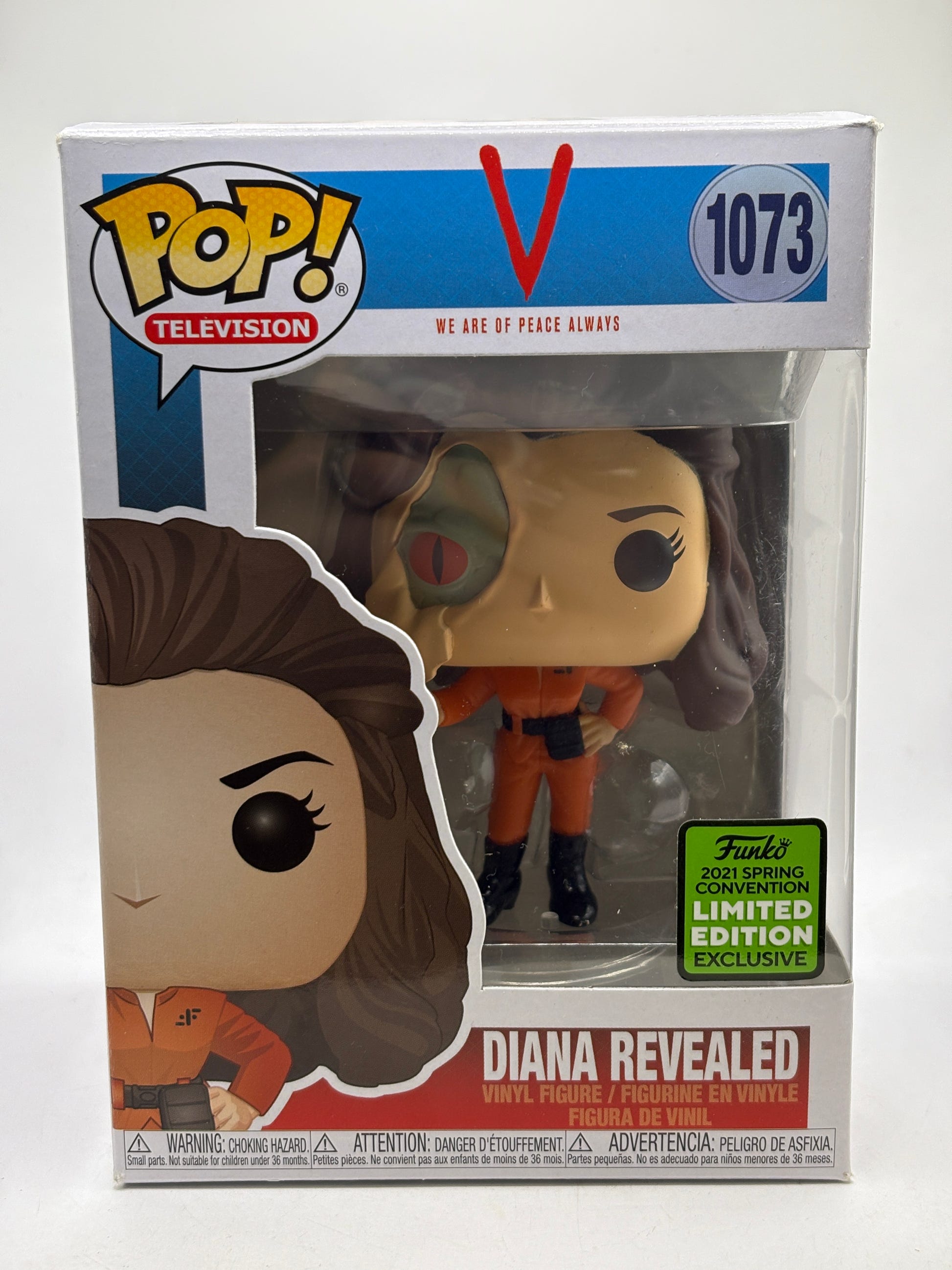 Funko POP! Television V #1073 Diana Revealed 2021 Spring Exclusive - photo 1 image 1