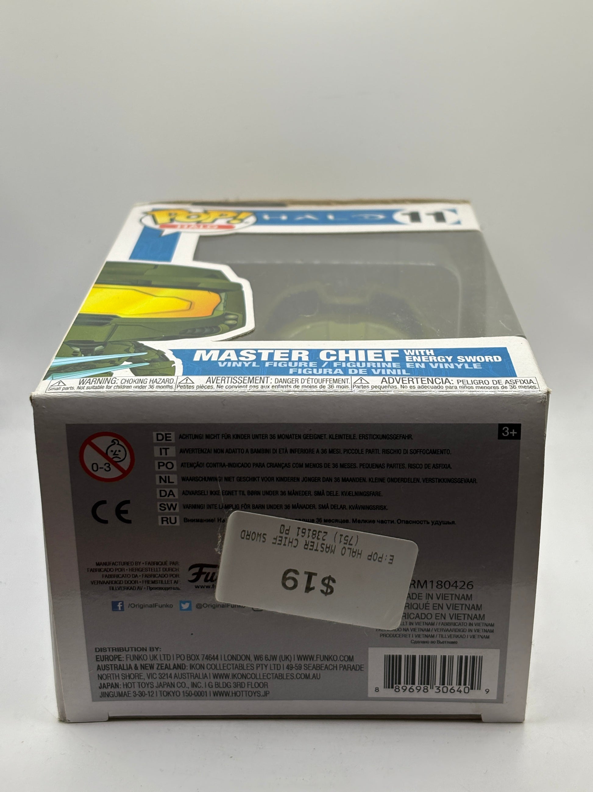 Funko POP! Halo Halo #11 Master Chief with Energy Sword Box Damage FRENLY BRICKS - Open 7 Days