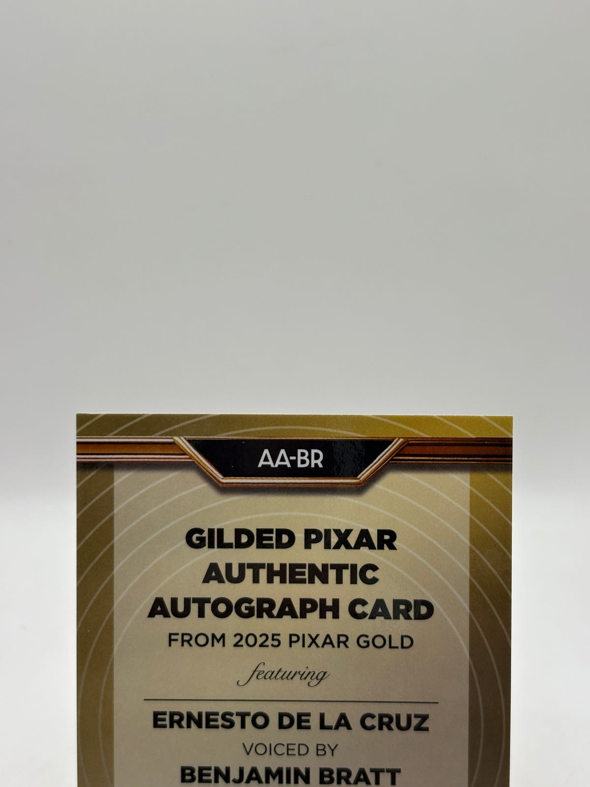 2025 Topps Pixar Gold Benjamin Bratt - Ernesto de la Cruz Auto /50 Coco #AA-BR image 3