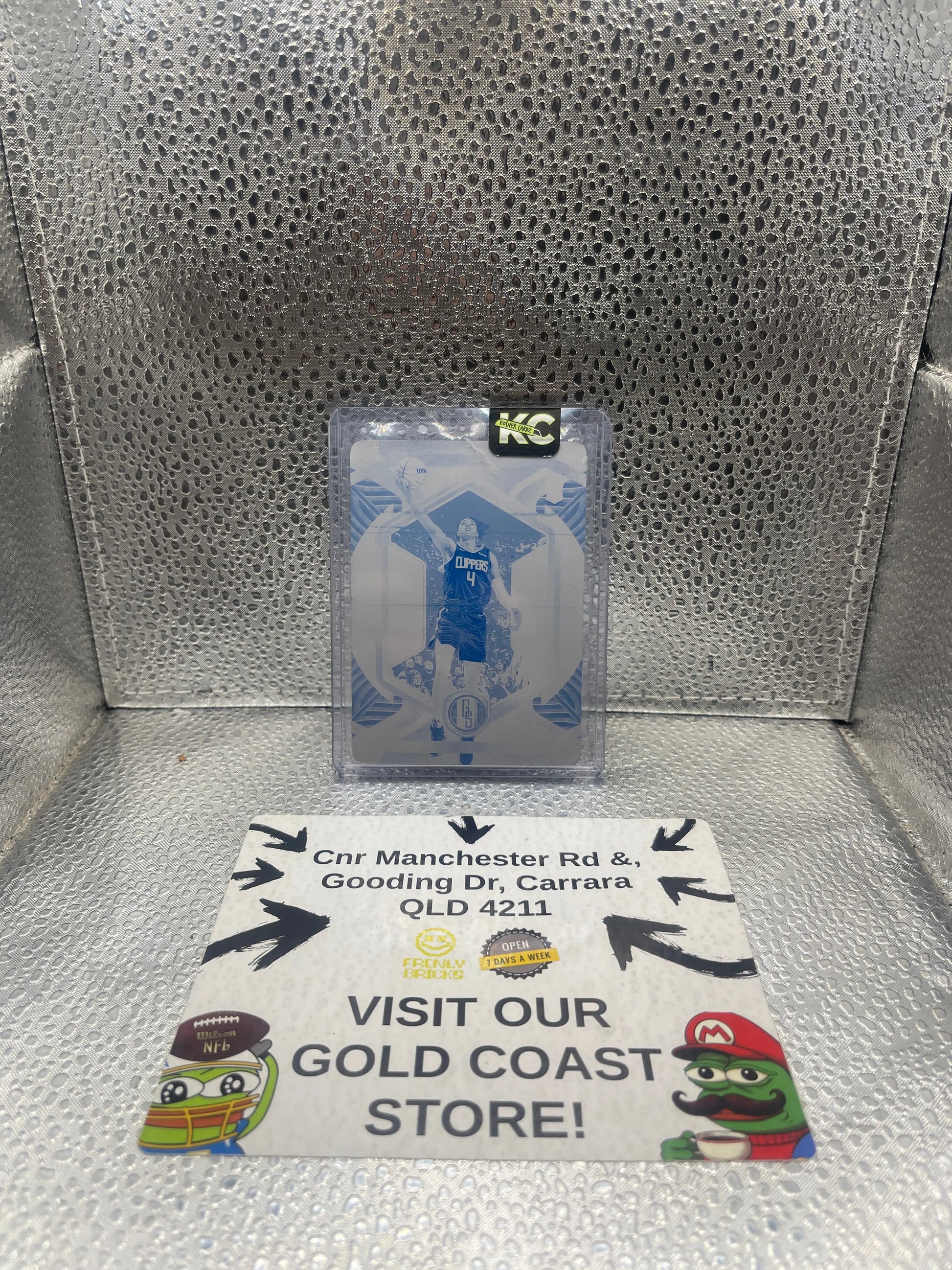 Panini Chronicles Los Angeles Clippers Brandon Boston Jr. #599 BASE GOLD STANDARD CYAN PLATE 1/1 FRENLY BRICKS - Open 7 Days