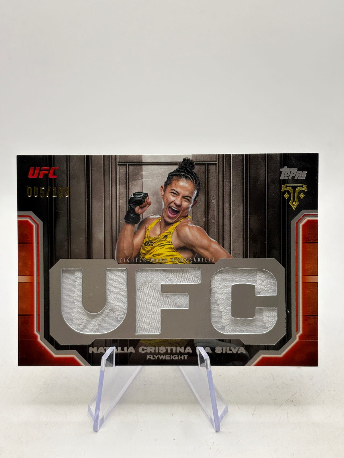 Topps 2026 UFC Knockout Natalia Cristina Da Silva TTR-NS Triple Threads /199 image 1