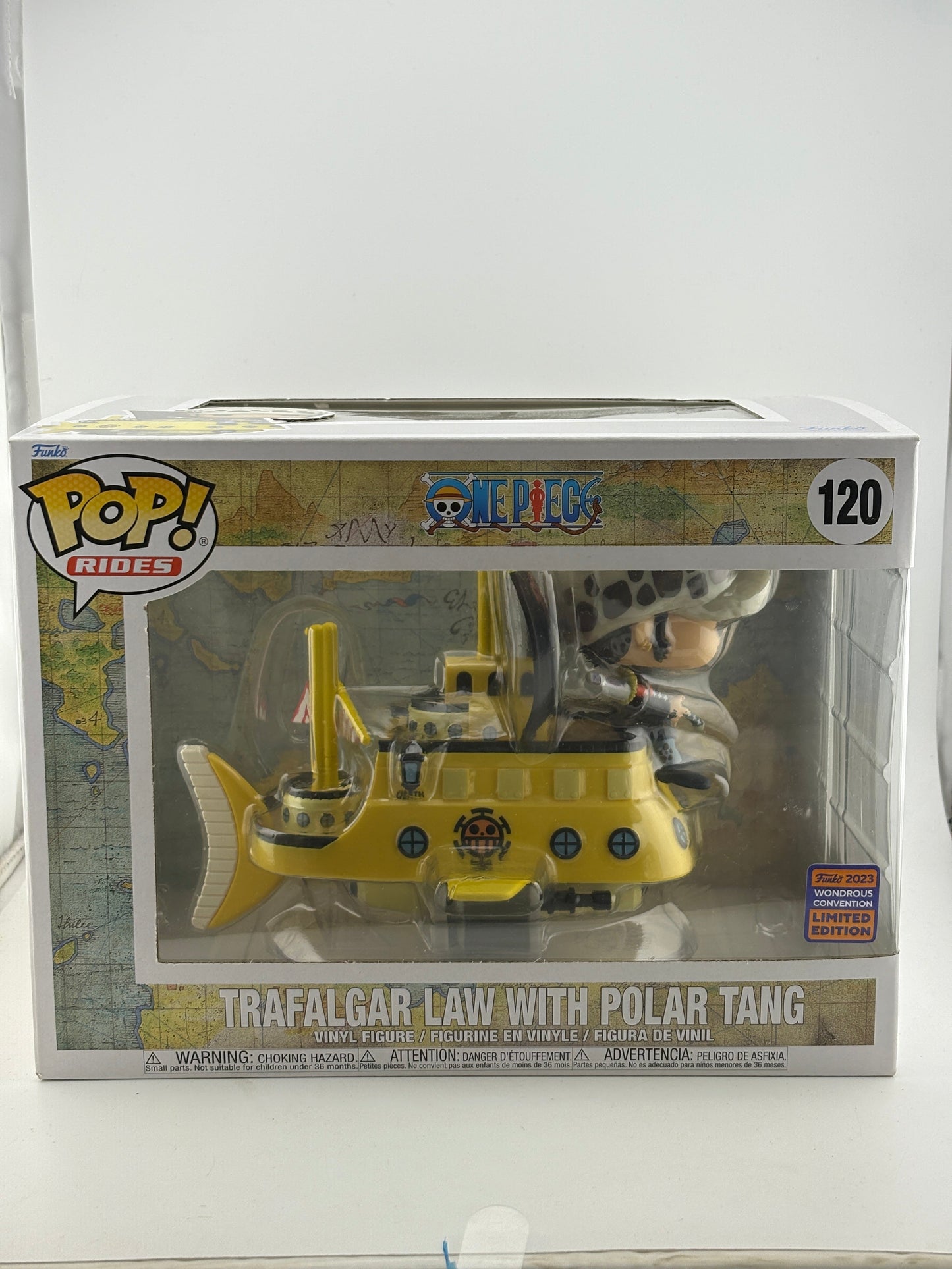 Funko POP! Rides One Piece #120 Trafalgar Law with Polar Tang 2023 Wondrous Con FRENLY BRICKS - Open 7 Days