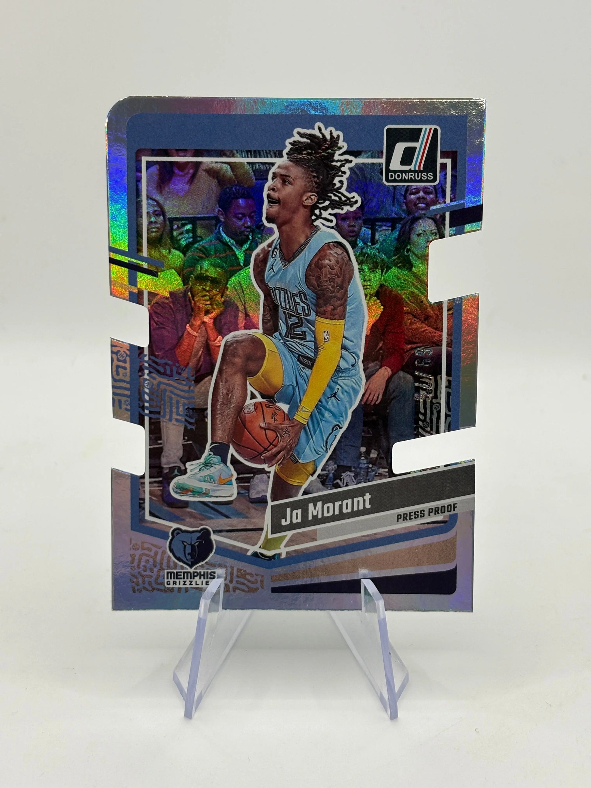 2023-24 Panini Donruss Basketball #131 Ja Morant Diecut /75 FRENLY BRICKS - Open 7 Days