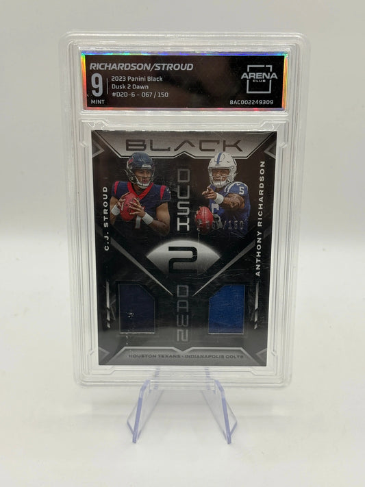 2023 Panini Black Dusk 2 Dawn #D2D-6 Richardson / Stroud /150 Dual Patch Arena Club MINT 9 FRENLY BRICKS - Open 7 Days