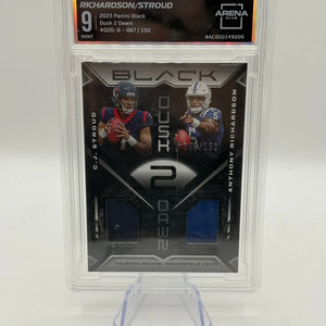 2023 Panini Black Dusk 2 Dawn #D2D-6 Richardson / Stroud /150 Dual Patch Arena Club MINT 9 FRENLY BRICKS - Open 7 Days