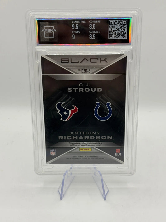 2023 Panini Black Dusk 2 Dawn #D2D-6 Richardson / Stroud /150 Dual Patch Arena Club MINT 9 FRENLY BRICKS - Open 7 Days