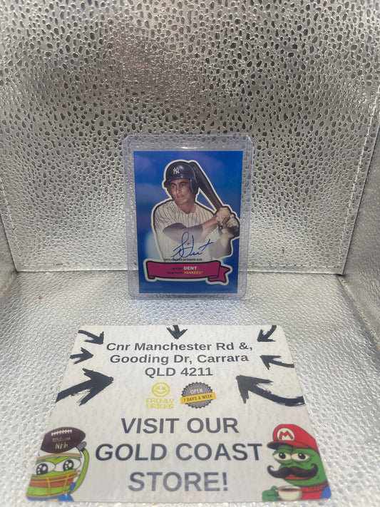 2024 Topps Archives Bucky Dent 1968 Action All-Stars Auto Blue /25 Yankees FRENLY BRICKS - Open 7 Days