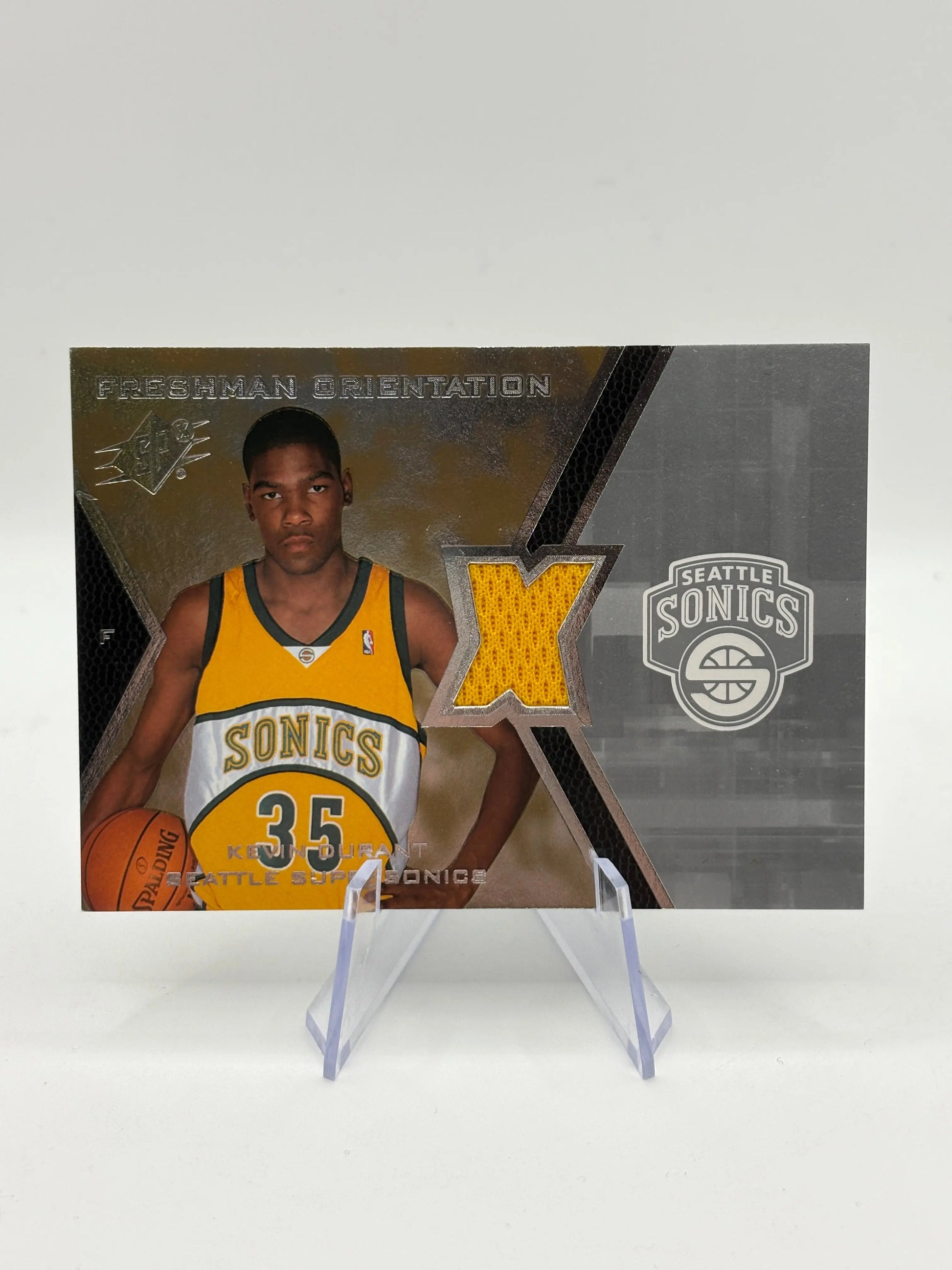 Kevin Durant, 2007-2008, SPX Freshman Orientation Jersey Card FRENLY BRICKS - Open 7 Days