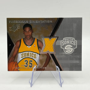 Kevin Durant, 2007-2008, SPX Freshman Orientation Jersey Card FRENLY BRICKS - Open 7 Days