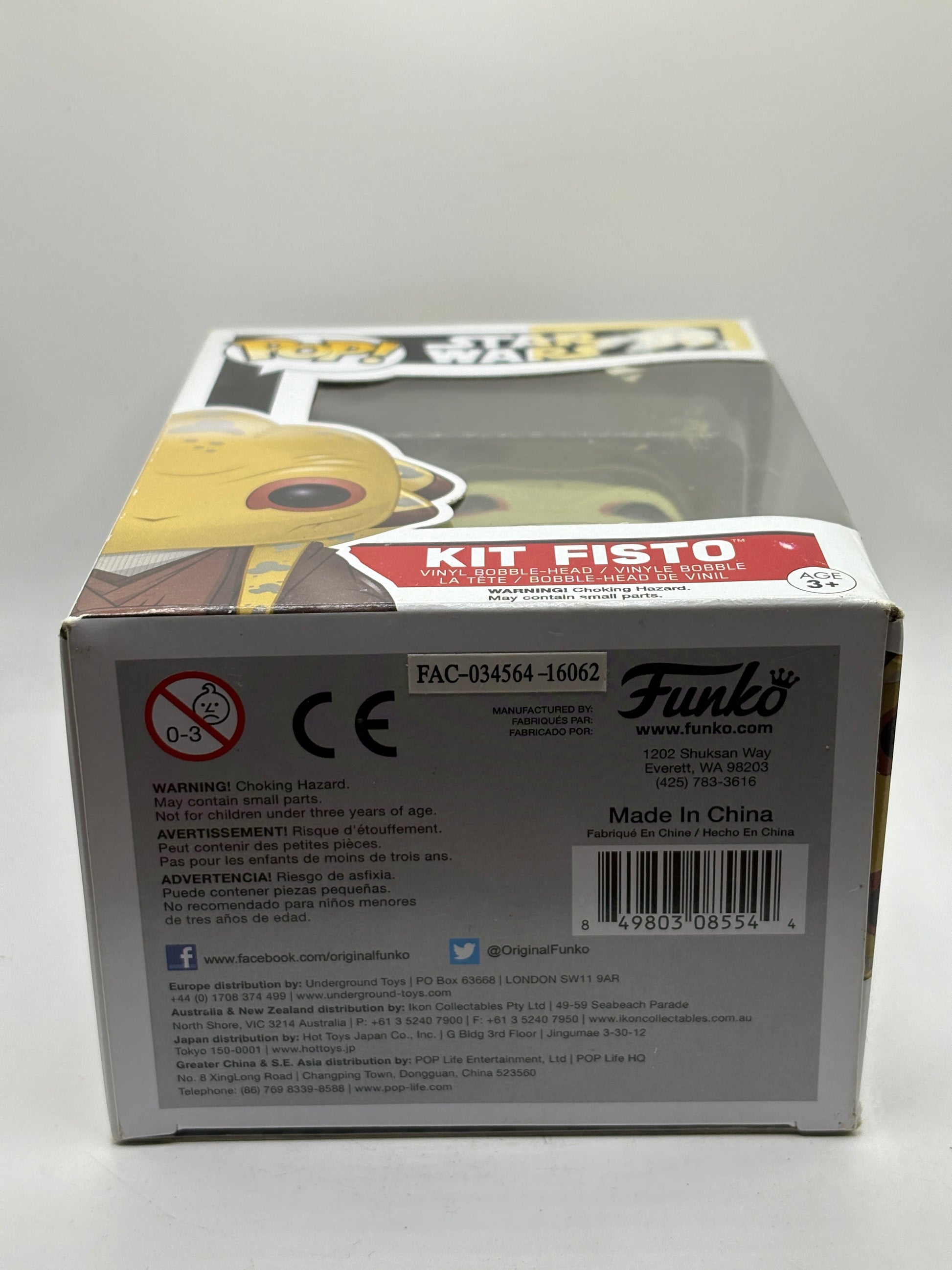 Funko POP! Movies Star Wars #96 Kit Fisto Vinyl Bobble-head FRENLY BRICKS - Open 7 Days