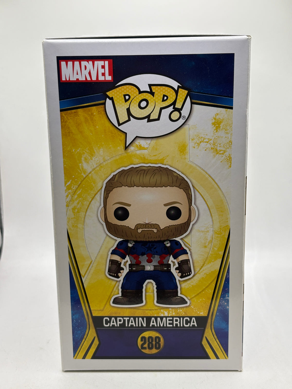 Funko POP! Avengers #288 Captain America Vinyl Bobble-Head - photo 4 image 4