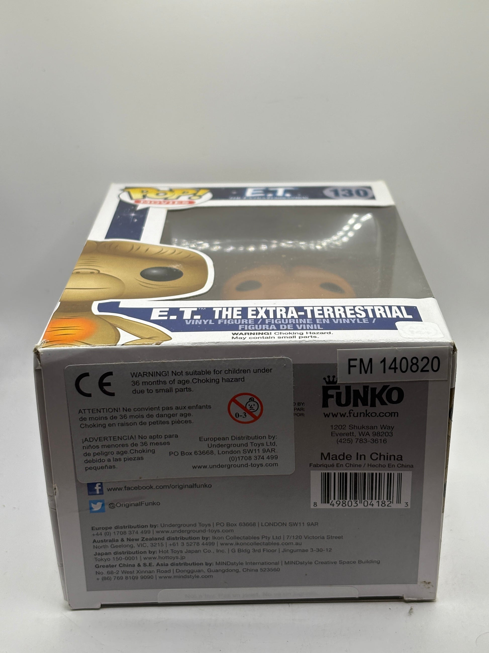 Funko POP! Movies E.T #130 E.T. the Extra-Terrestrial Vinyl Figure FRENLY BRICKS - Open 7 Days