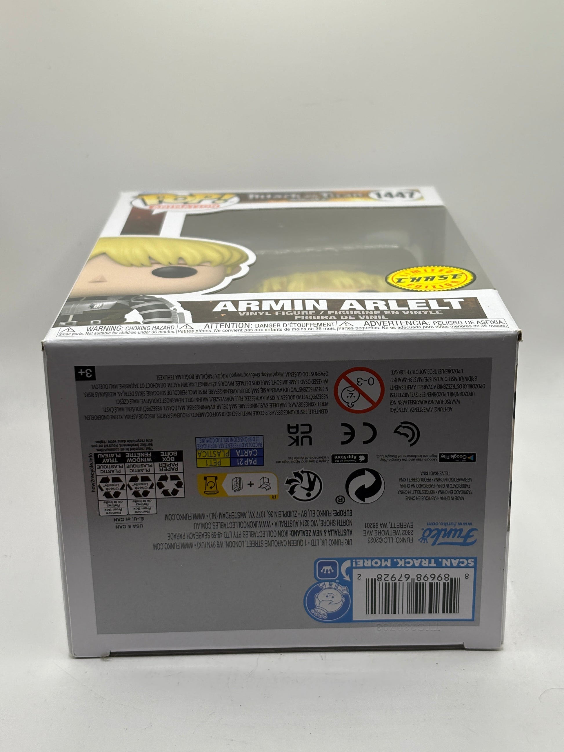 Funko POP! Animation Attack on Titan #1447 Armin Arlelt Limited Chase Edition FRENLY BRICKS - Open 7 Days