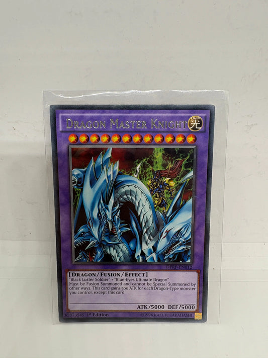 Yugioh Cards - Dragon Master Knight 1996 1st Edition DPRP-EN012 FRENLY BRICKS - Open 7 Days