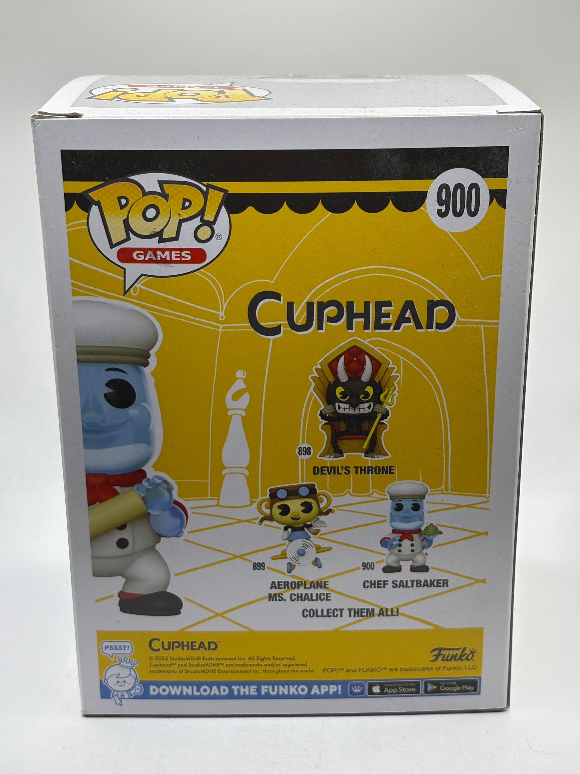 Funko POP! Games Cuphead #900 Chef Saltbaker Limited Chase Edition FRENLY BRICKS - Open 7 Days