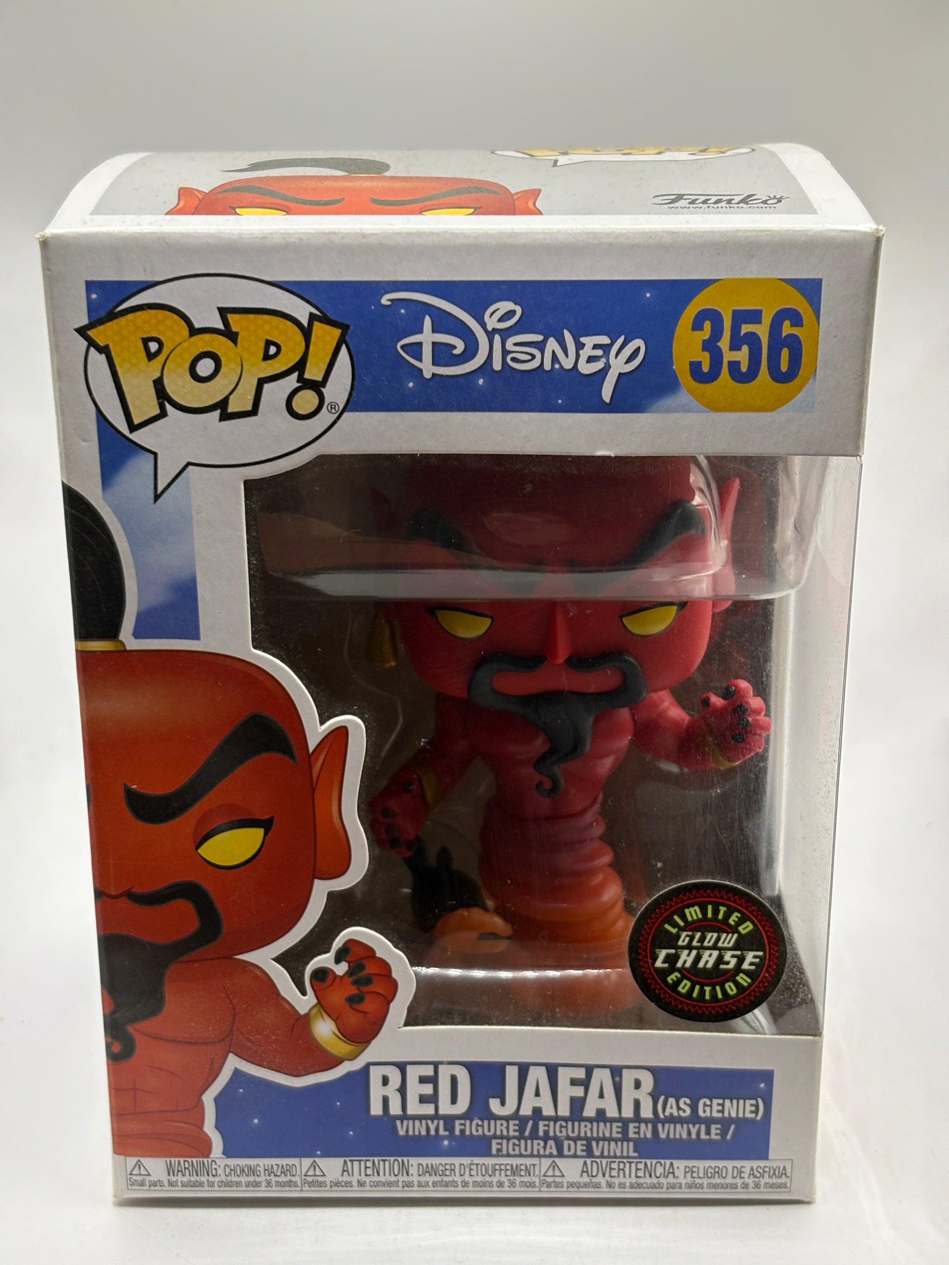 Funko POP! Disney #356 Red Jafar as Genie Limited Glow Chase FRENLY BRICKS - Open 7 Days