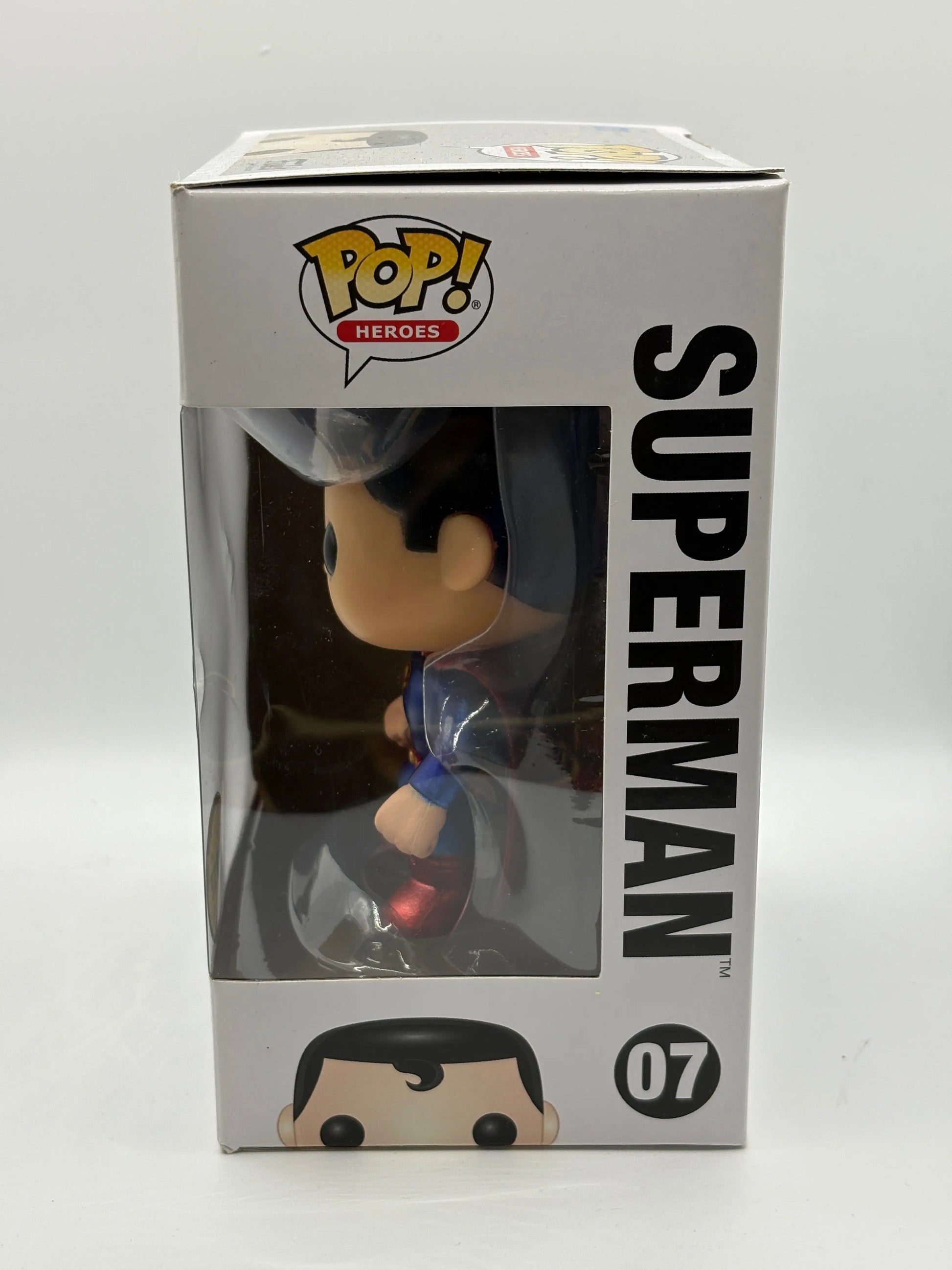Funko POP! Heroes DC Super Heroes Superman Metallic #07 Limited Chase Edition FRENLY BRICKS - Open 7 Days