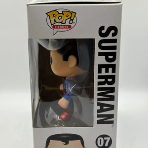 Funko POP! Heroes DC Super Heroes Superman Metallic #07 Limited Chase Edition FRENLY BRICKS - Open 7 Days