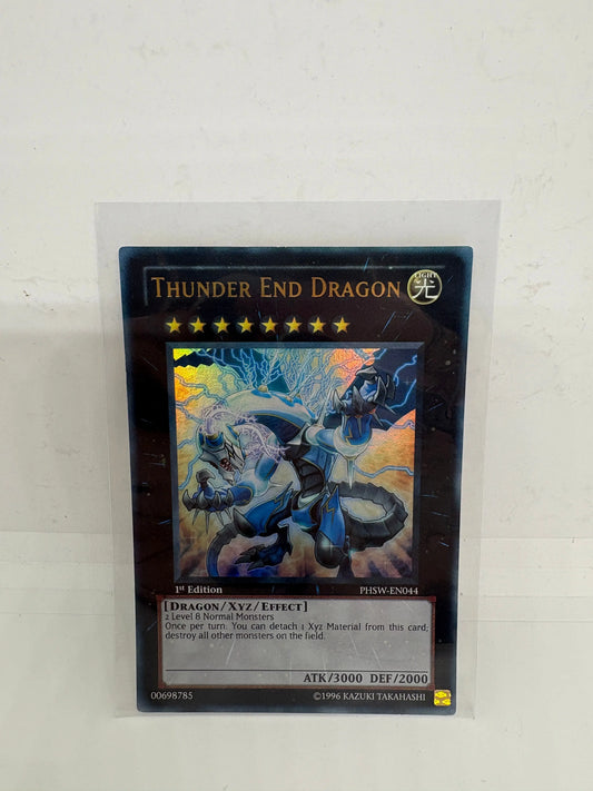 Thunder End Dragon PHSW-EN044 1st Ed  - Ultimate Rare YUGIOH MP FRENLY BRICKS - Open 7 Days