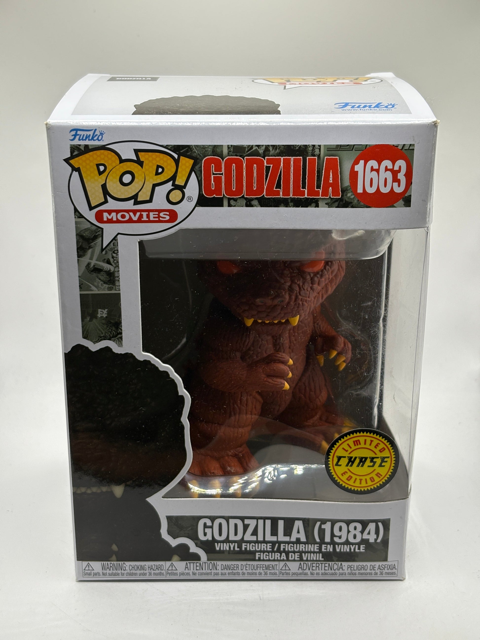 Funko POP! Movies Godzilla #1663 Godzilla (1984) Limited Chase Edition FRENLY BRICKS - Open 7 Days