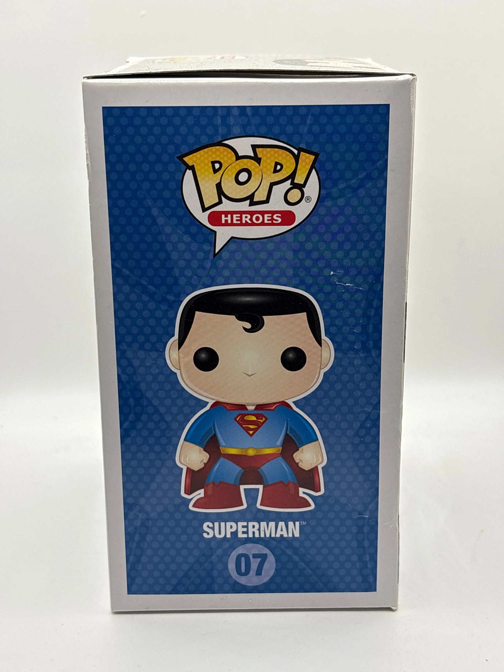 Funko POP! Heroes DC Super Heroes Superman Metallic #07 Limited Chase Edition FRENLY BRICKS - Open 7 Days
