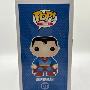 Funko POP! Heroes DC Super Heroes Superman Metallic #07 Limited Chase Edition FRENLY BRICKS - Open 7 Days