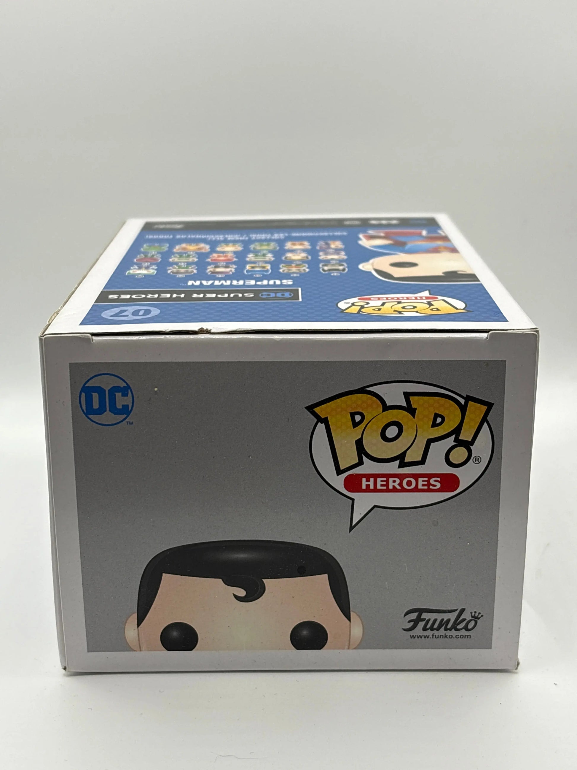 Funko POP! Heroes DC Super Heroes Superman Metallic #07 Limited Chase Edition FRENLY BRICKS - Open 7 Days