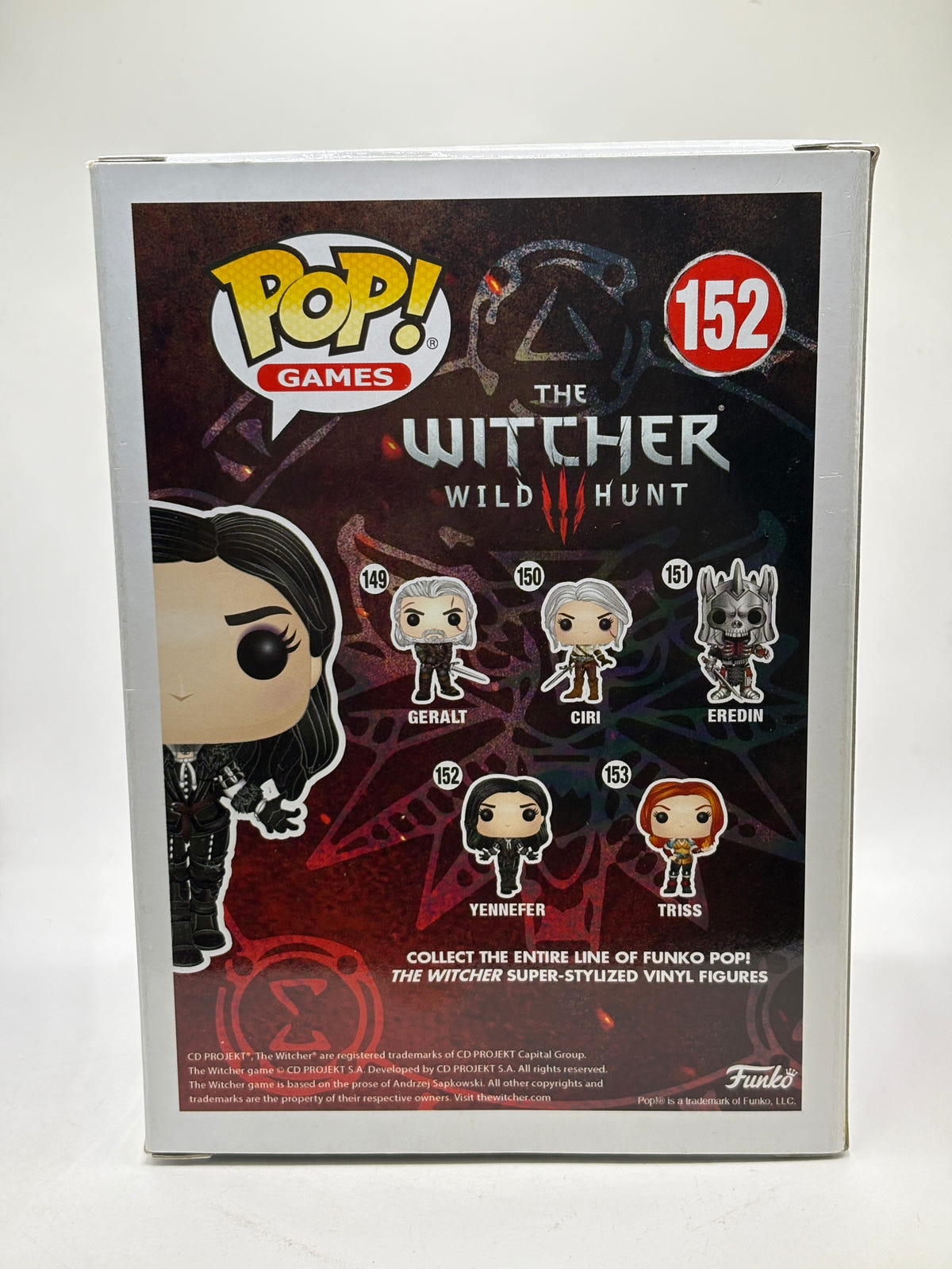 Funko POP! Games The Witcher #152 Yennefer Vinyl Figure image 3