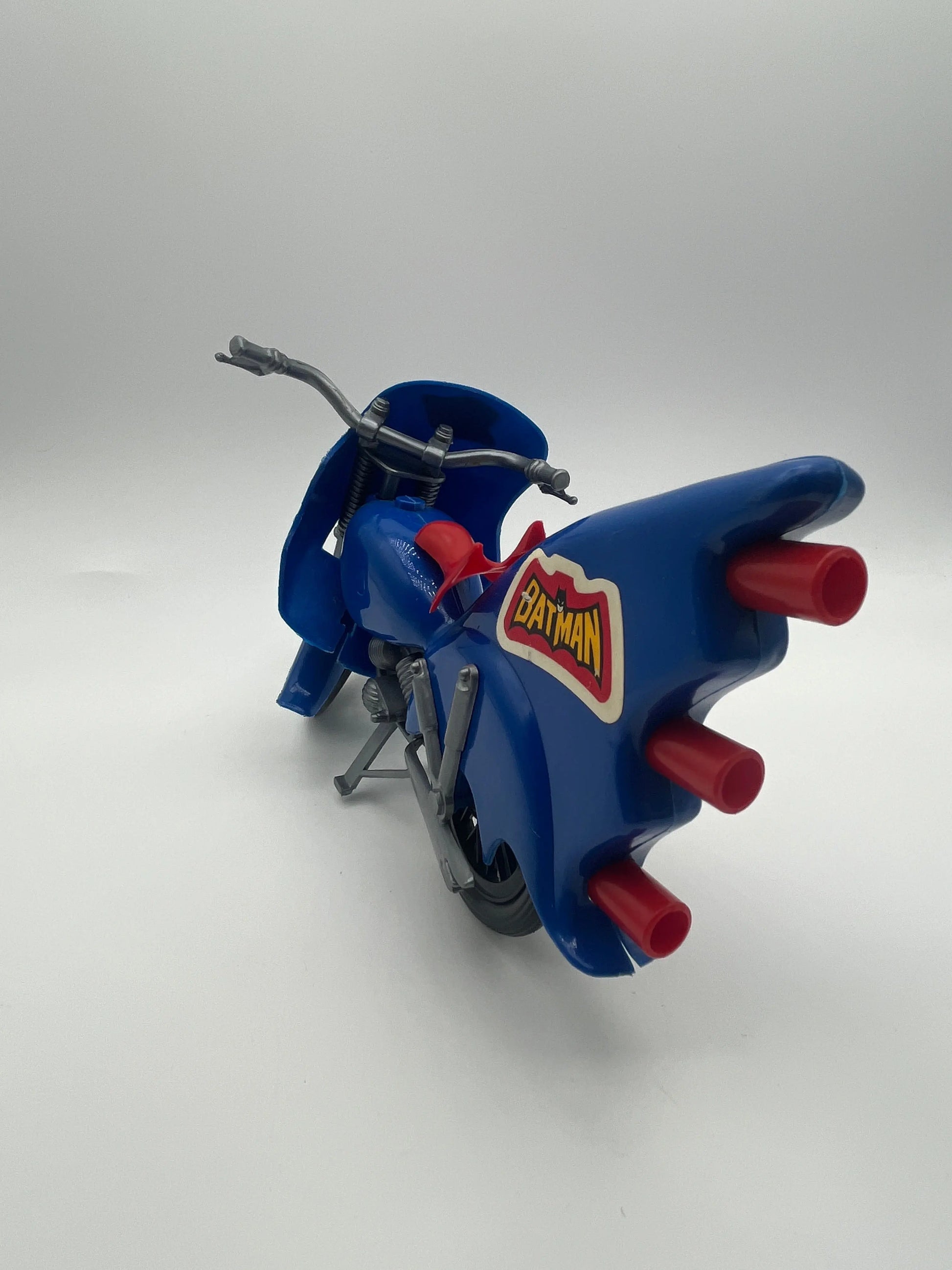 MEGO Batman Blue Batcycle 1974  Damaged Broken 70s Bicycle FRENLY BRICKS - Open 7 Days