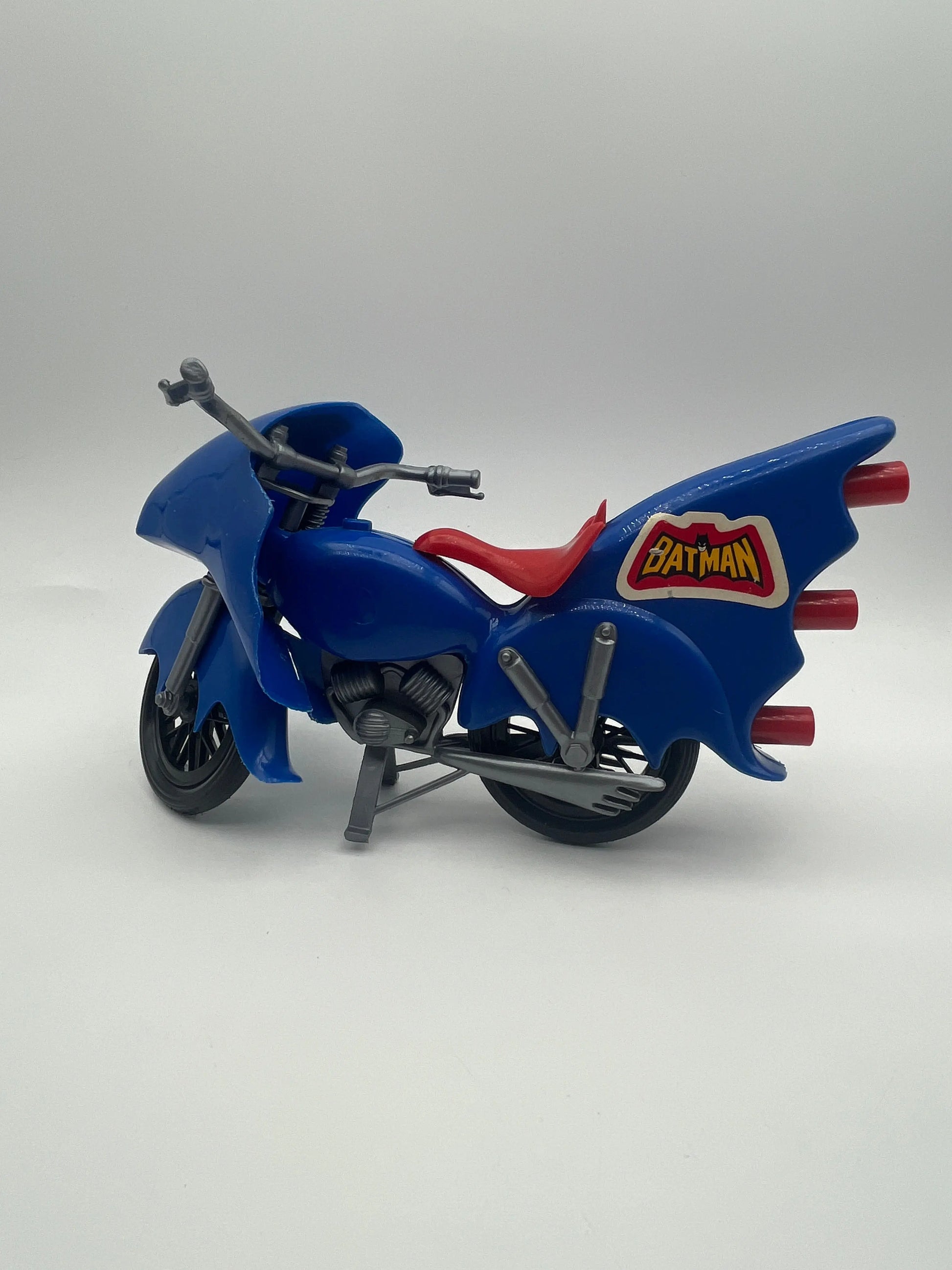 MEGO Batman Blue Batcycle 1974  Damaged Broken 70s Bicycle FRENLY BRICKS - Open 7 Days