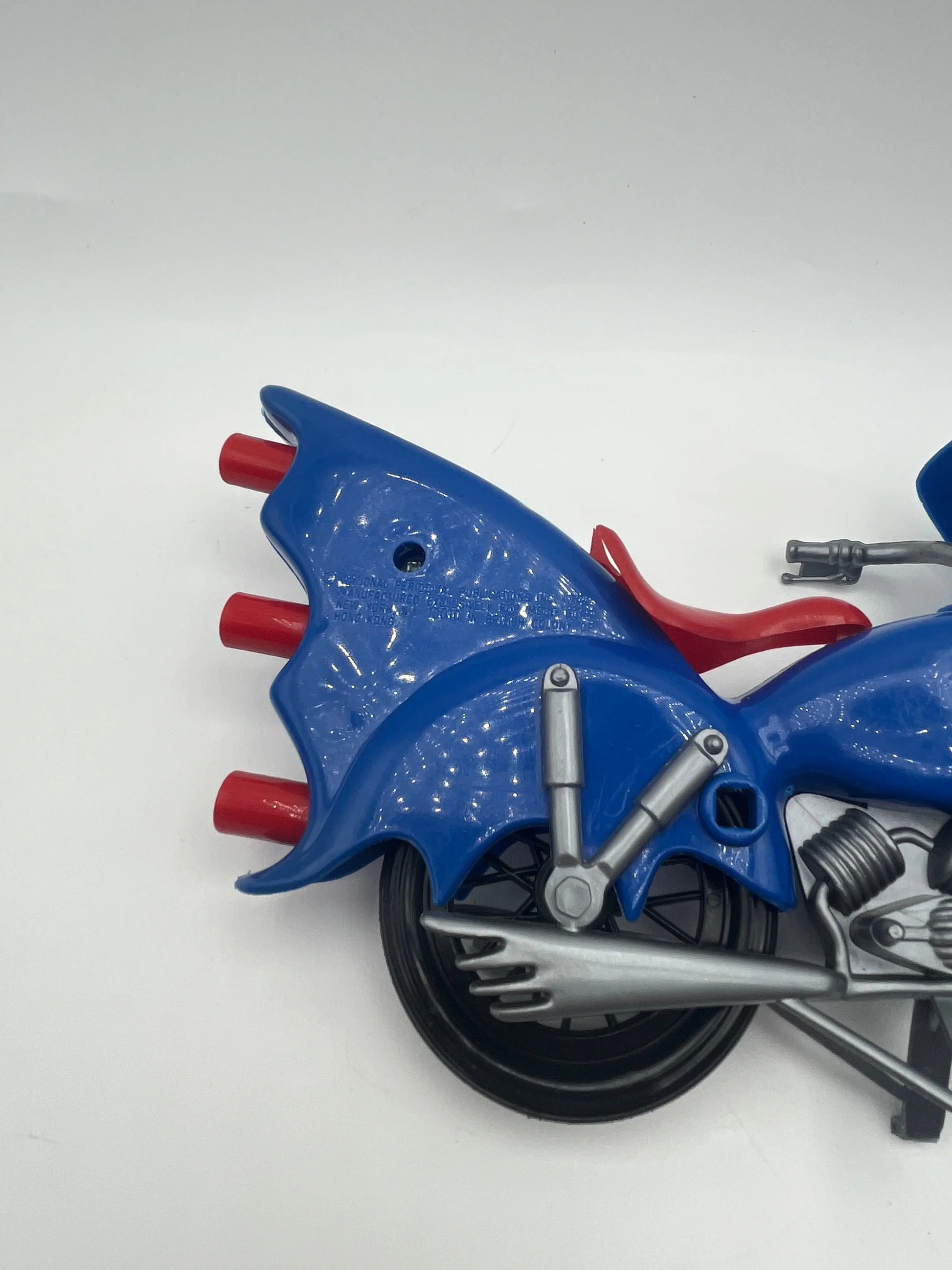 MEGO Batman Blue Batcycle 1974  Damaged Broken 70s Bicycle FRENLY BRICKS - Open 7 Days