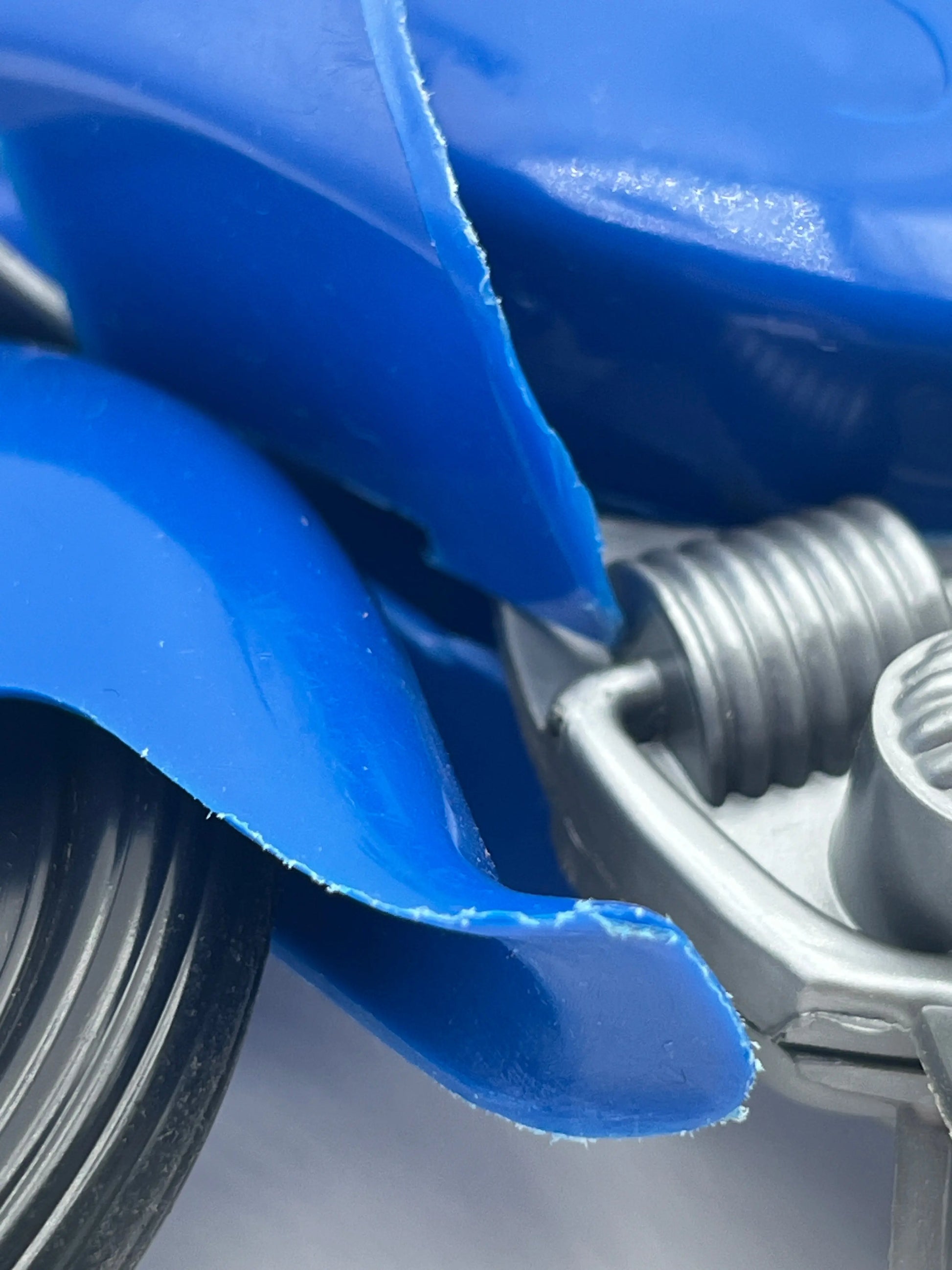 MEGO Batman Blue Batcycle 1974  Damaged Broken 70s Bicycle FRENLY BRICKS - Open 7 Days