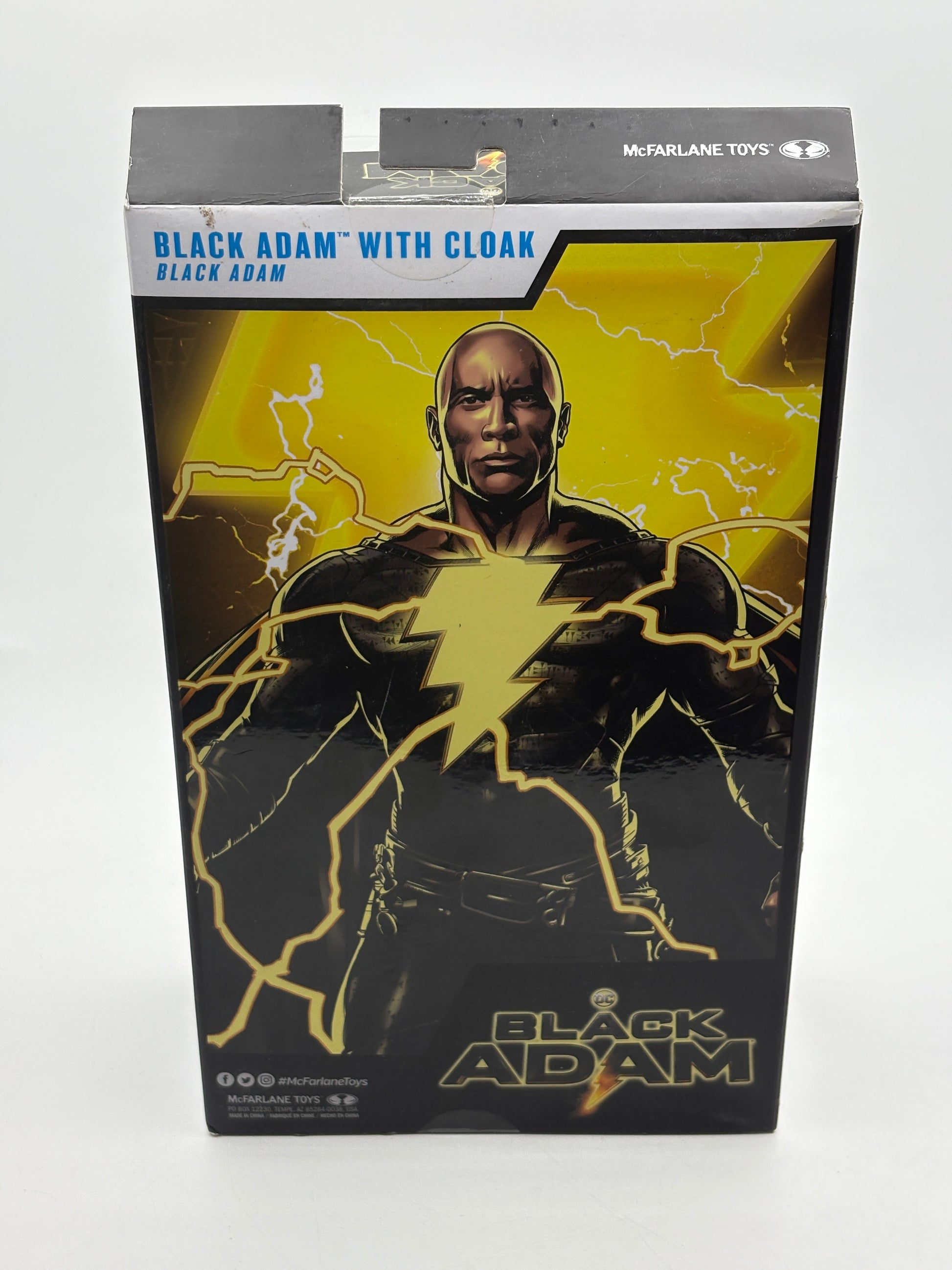 McFarlane Toys DC Multiverse - Black Adam with Cloak Sealed and New FRENLY BRICKS - Open 7 Days