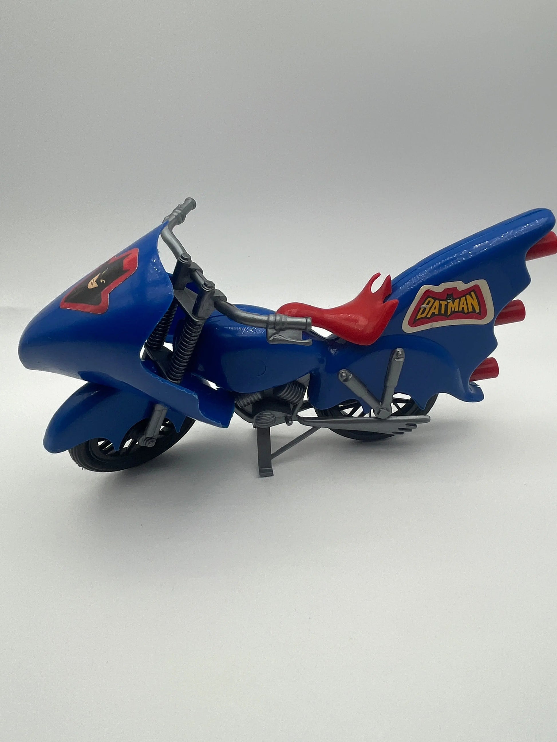 MEGO Batman Blue Batcycle 1974  Damaged Broken 70s Bicycle FRENLY BRICKS - Open 7 Days