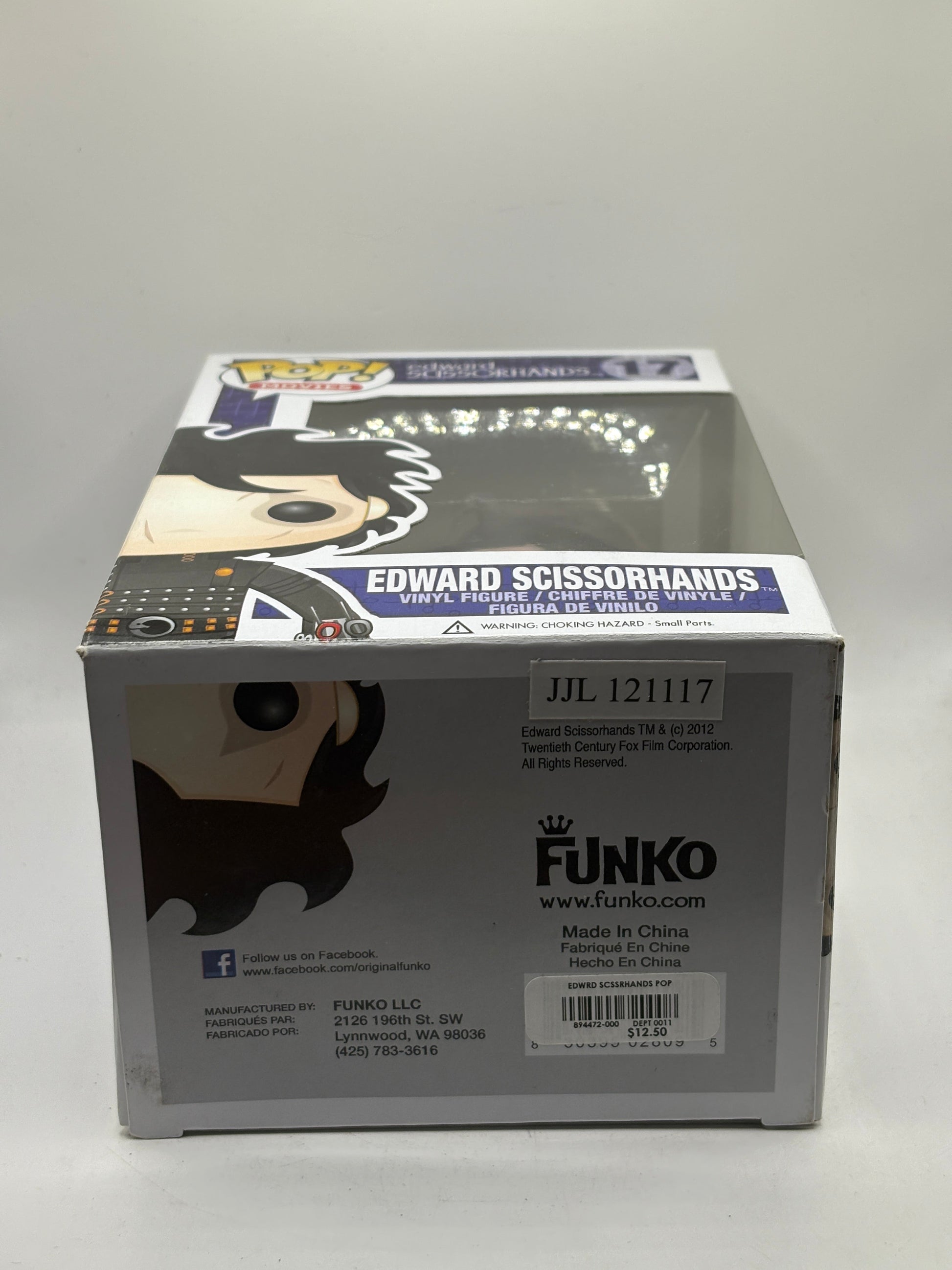 Funko POP! Movies Edward Scissorhands #17 Edward Scissorhands FRENLY BRICKS - Open 7 Days