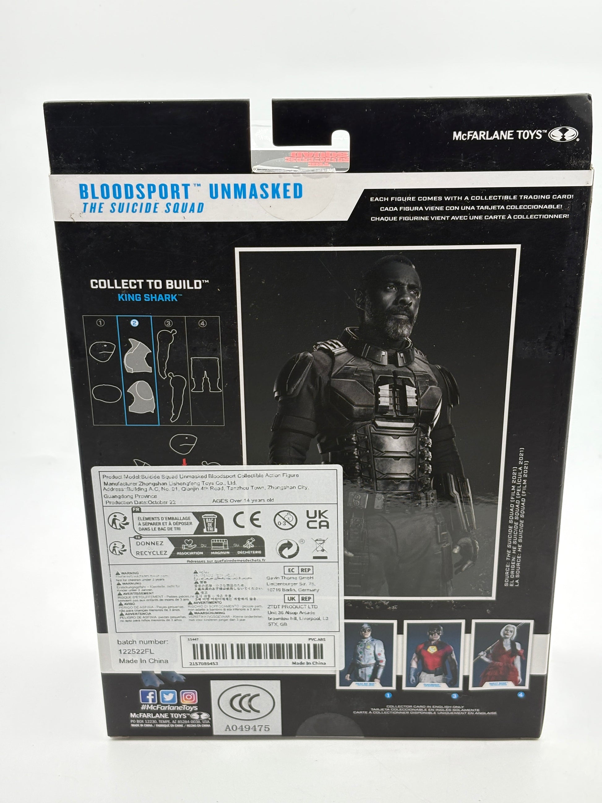 McFarlane Toys DC Multiverse- Bloodsport Unmasked The Suicide Squad Sealed FRENLY BRICKS - Open 7 Days