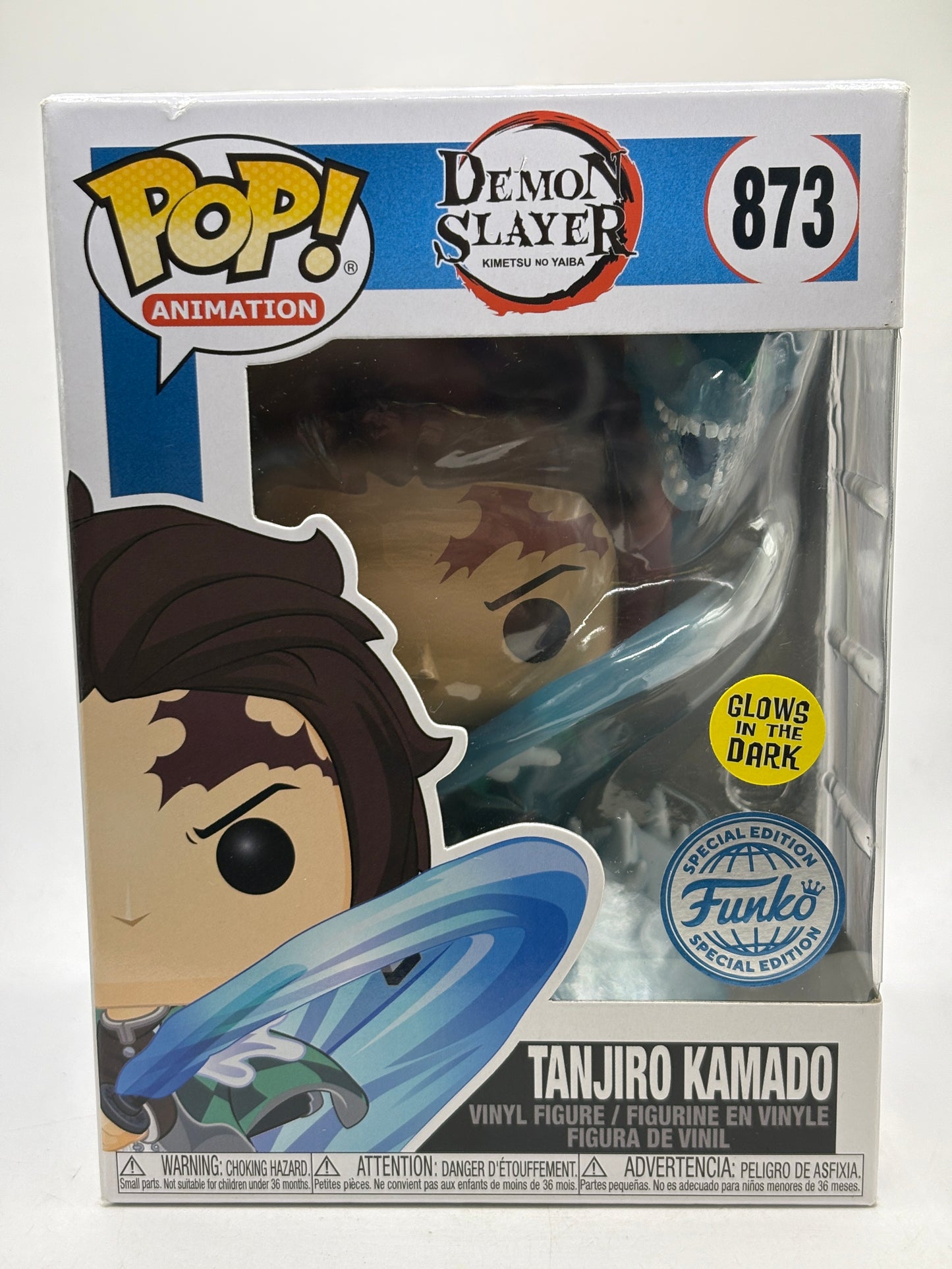 Funko POP! Animation Demon Slayer #873 Tanjiro Kamado Vinyl Figure Glow SE