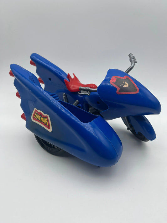 MEGO Batman Blue Batcycle 1974  Damaged Broken 70s Bicycle FRENLY BRICKS - Open 7 Days