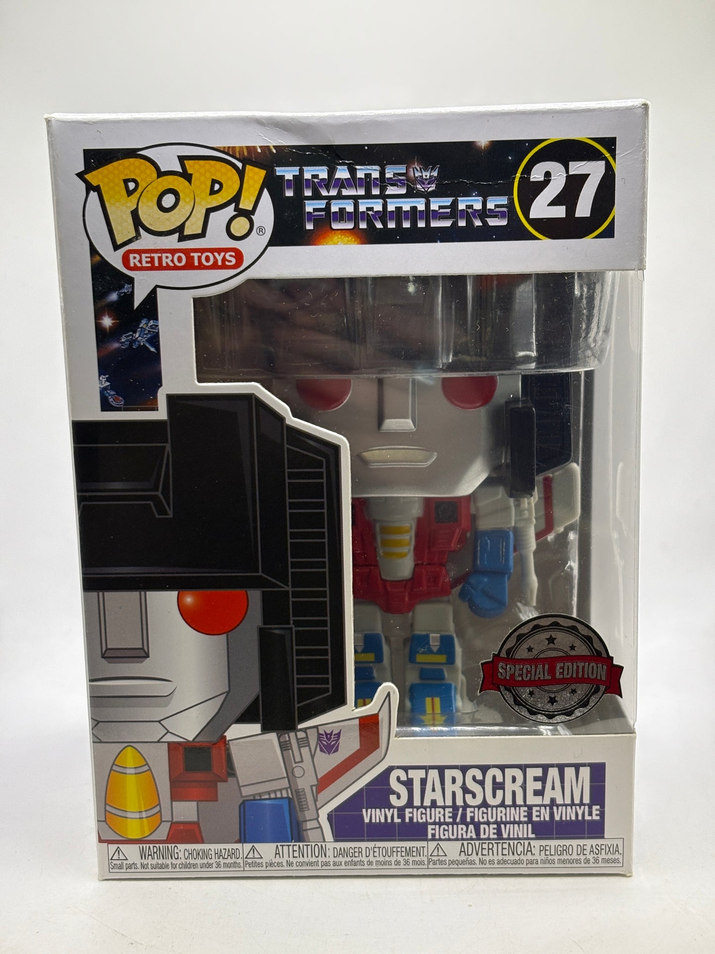 Funko POP! Retro Toys Transformers #27 Starscream Special Edition Dmg