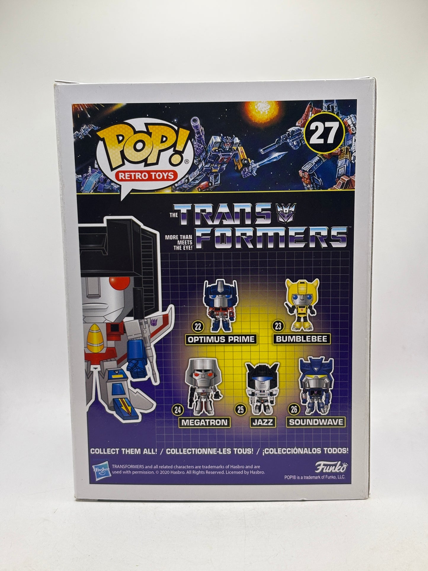Funko POP! Retro Toys Transformers #27 Starscream Special Edition Dmg