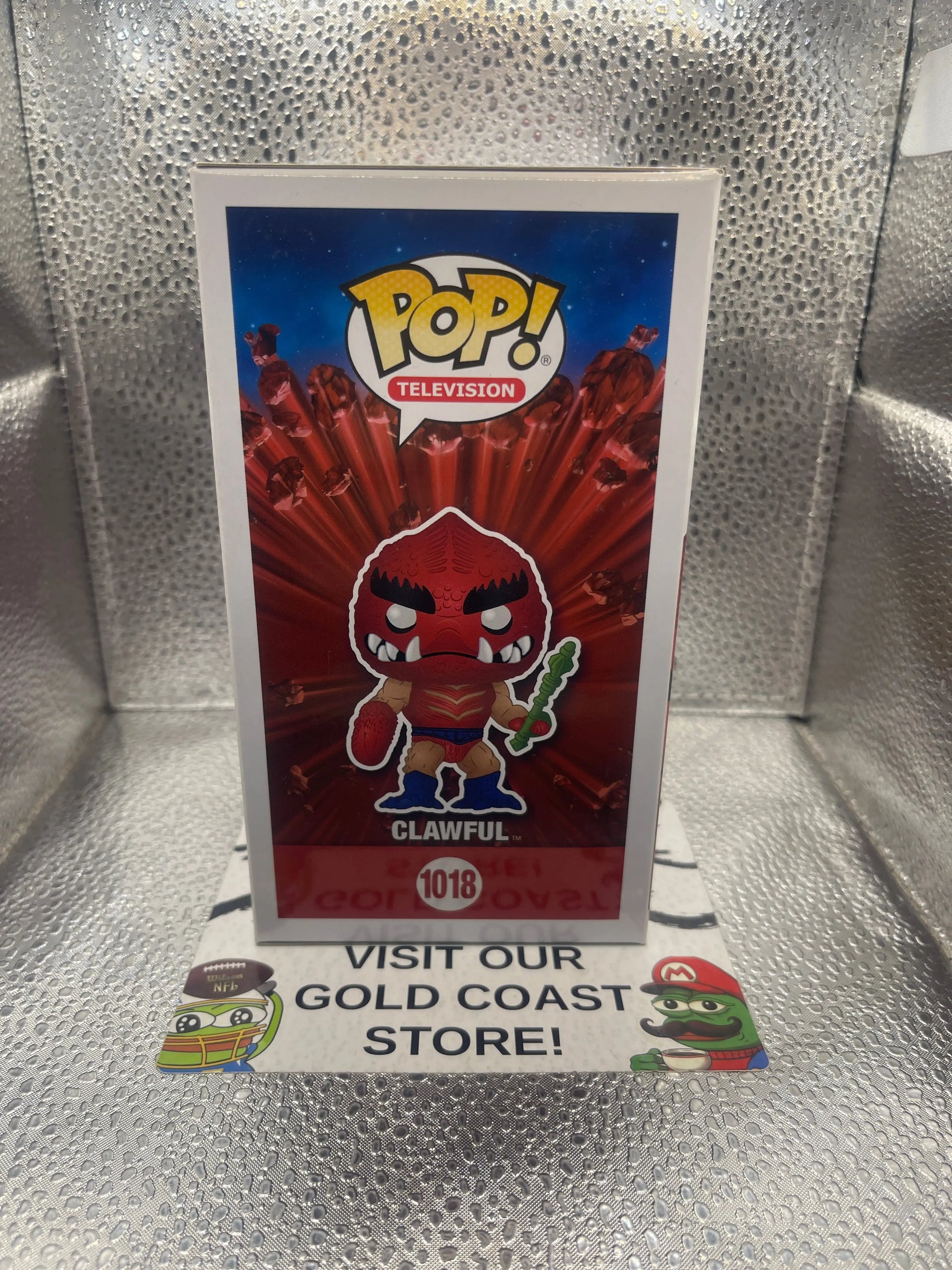 Television Funko Pop  Clawful  Masters of the Universe SDCC Excl - No. 1018 FRENLY BRICKS - Open 7 Days