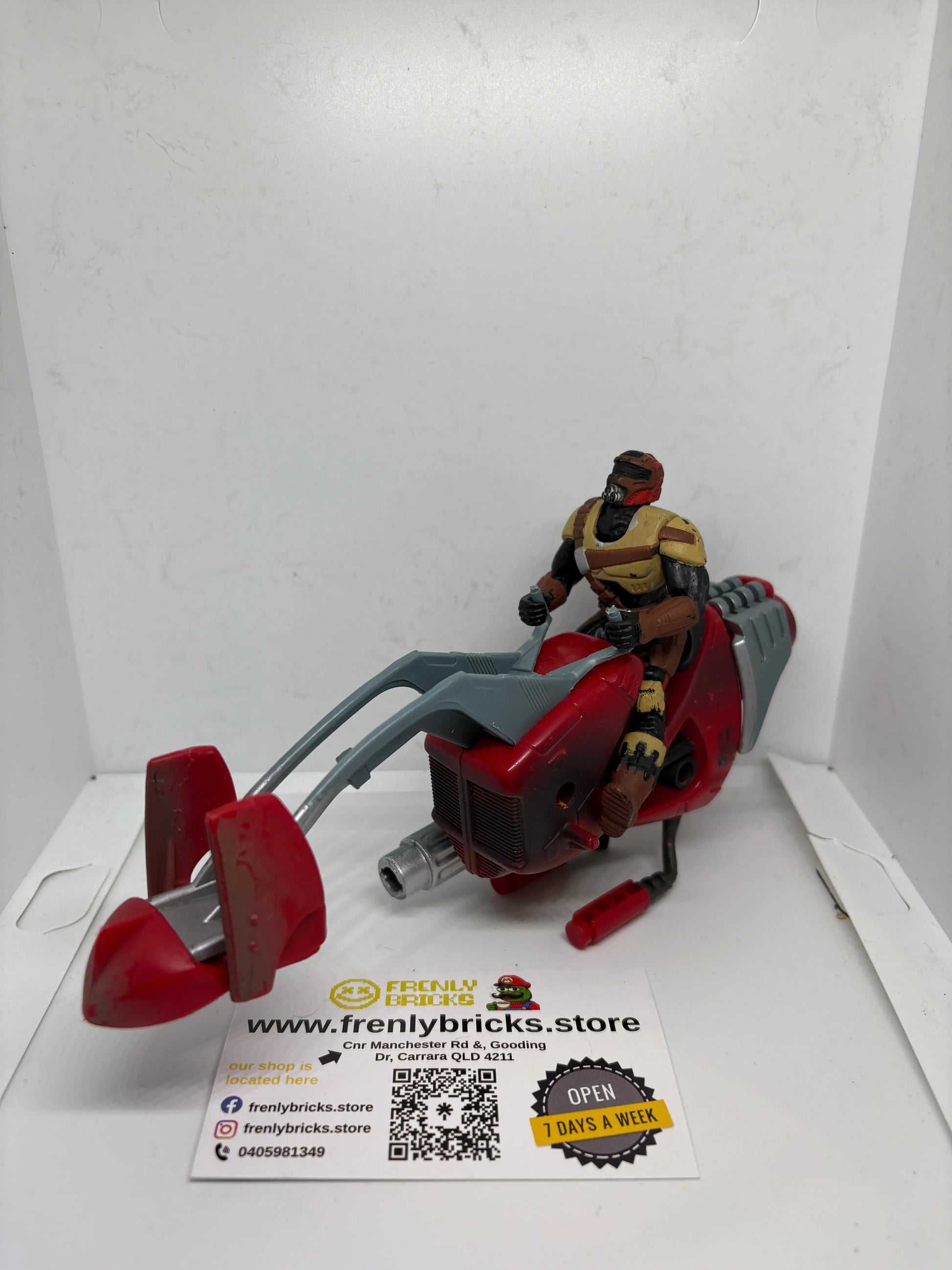 1996 Star Wars Shadows of the Empire SWOOP Bike/Trooper FRENLY BRICKS - Open 7 Days