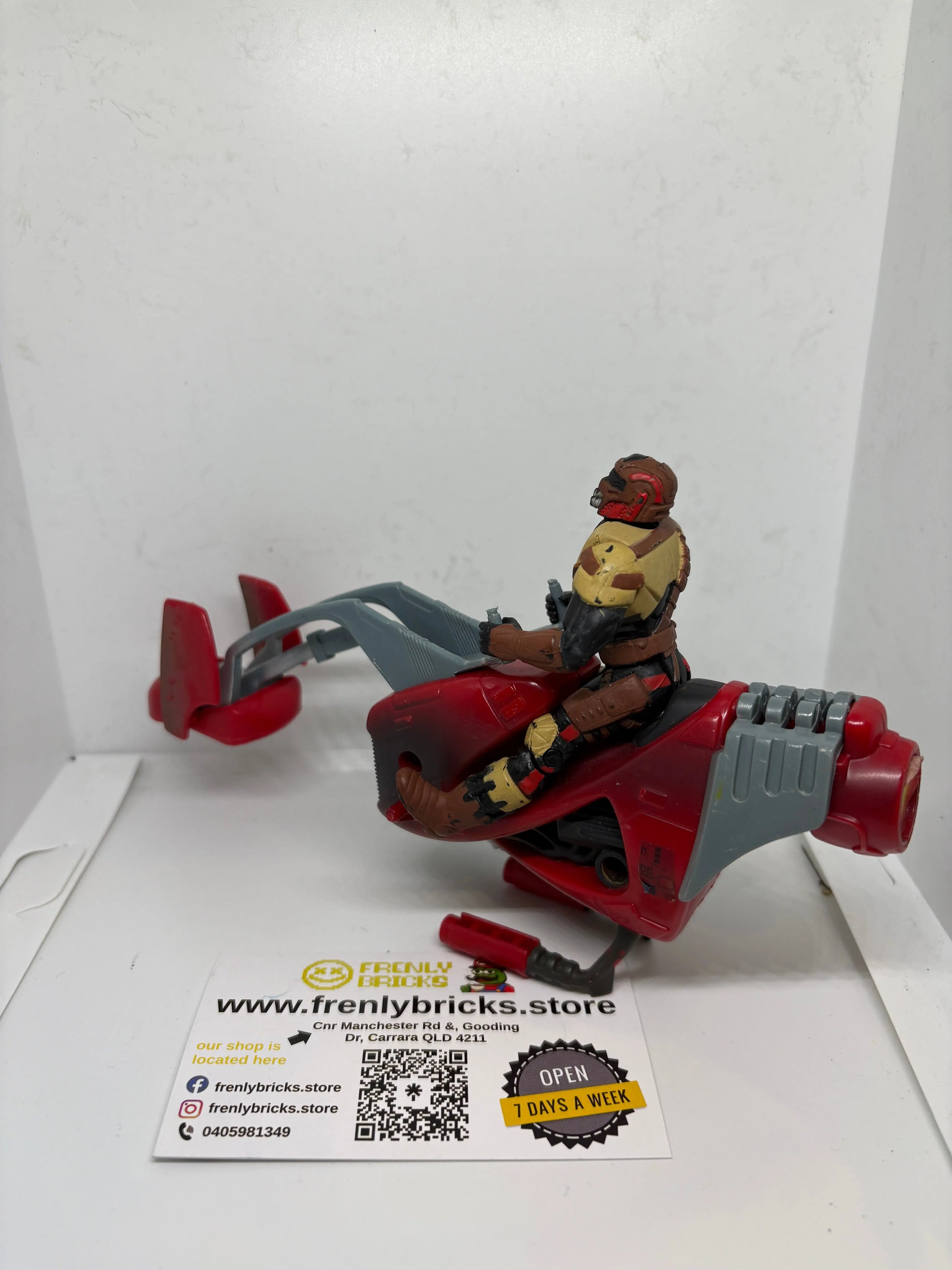 1996 Star Wars Shadows of the Empire SWOOP Bike/Trooper FRENLY BRICKS - Open 7 Days