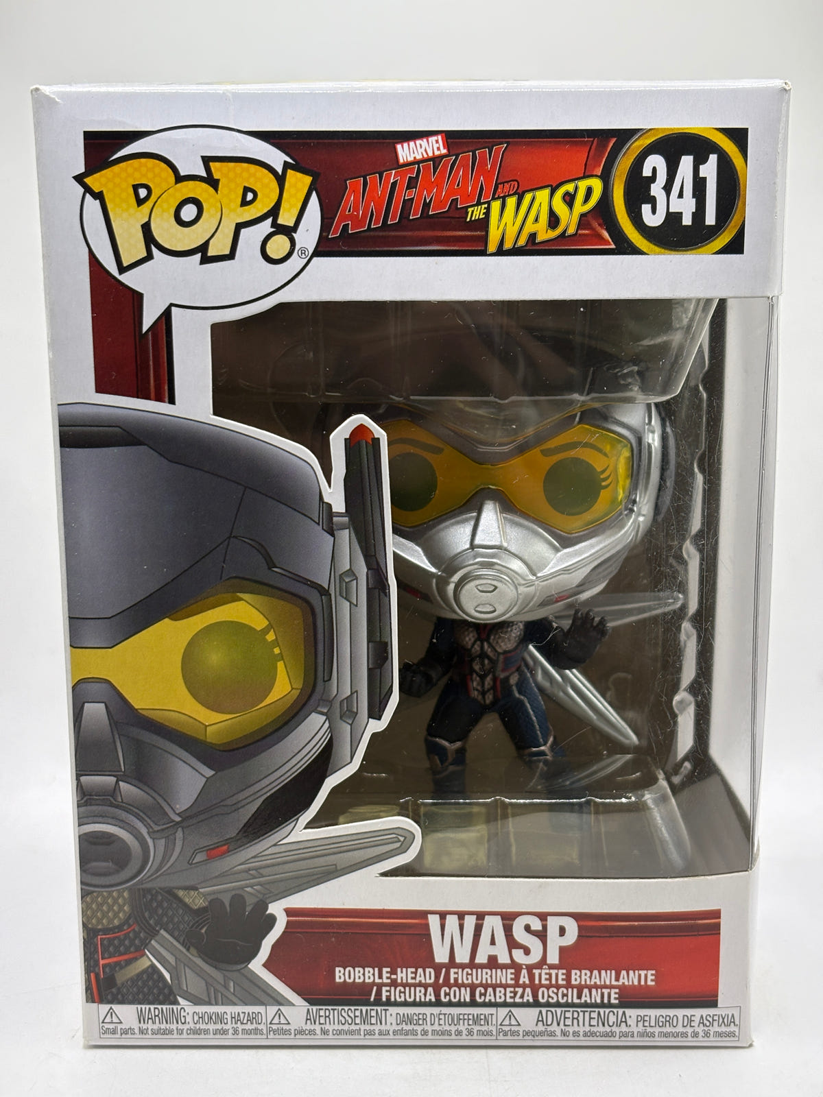 Funko POP! Marvel Ant Man & Wasp #341 Wasp Bobble-Head - photo 1 image 1