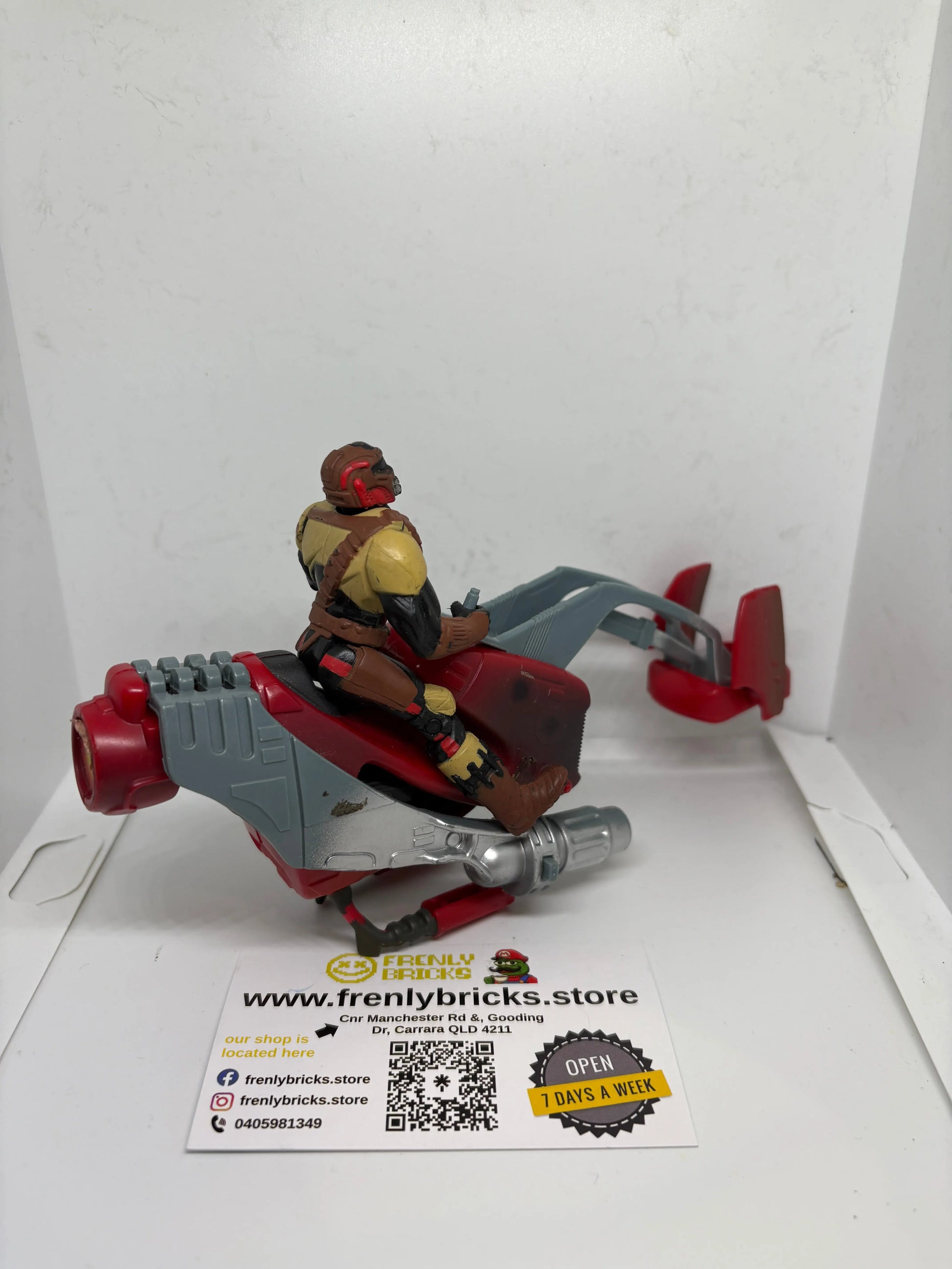 1996 Star Wars Shadows of the Empire SWOOP Bike/Trooper FRENLY BRICKS - Open 7 Days