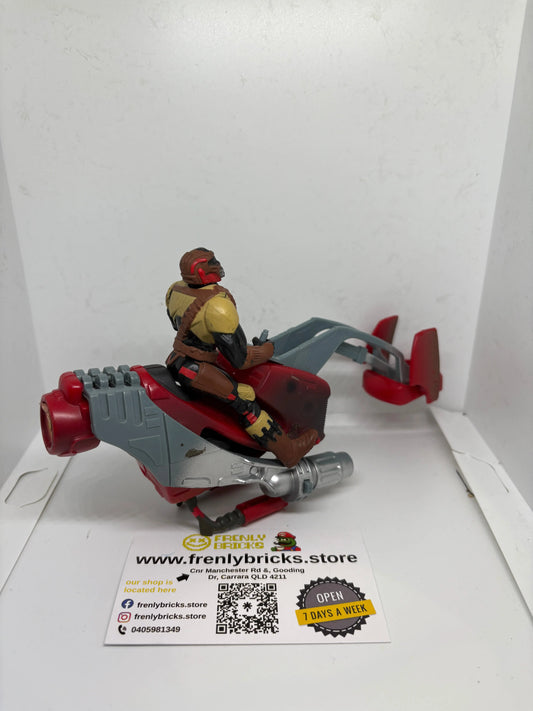 1996 Star Wars Shadows of the Empire SWOOP Bike/Trooper FRENLY BRICKS - Open 7 Days