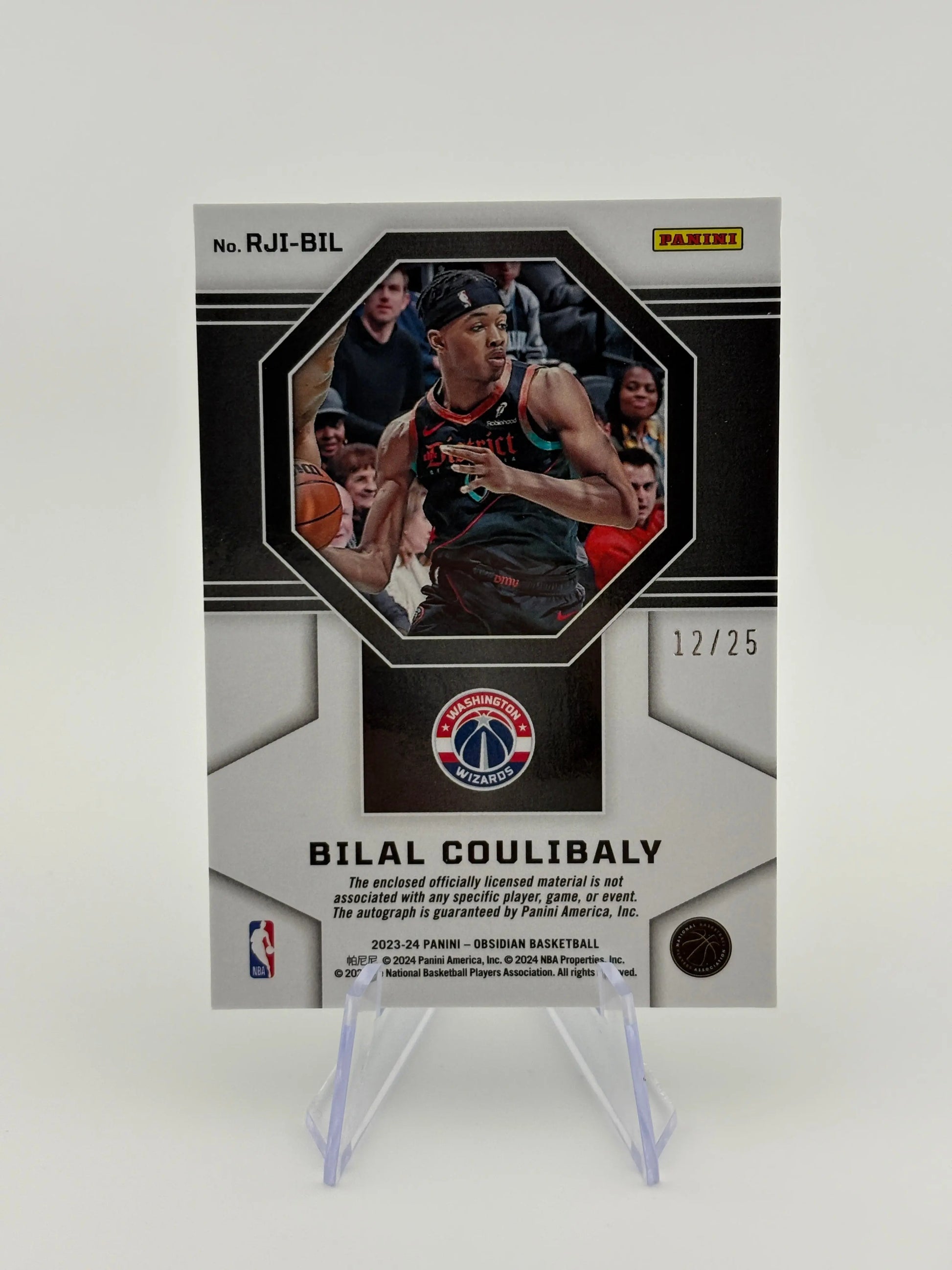 2023-24 Panini Obsidian Bilal Coulibaly Auto Patch RC Electric Etch Green /25 RPA FRENLY BRICKS - Open 7 Days